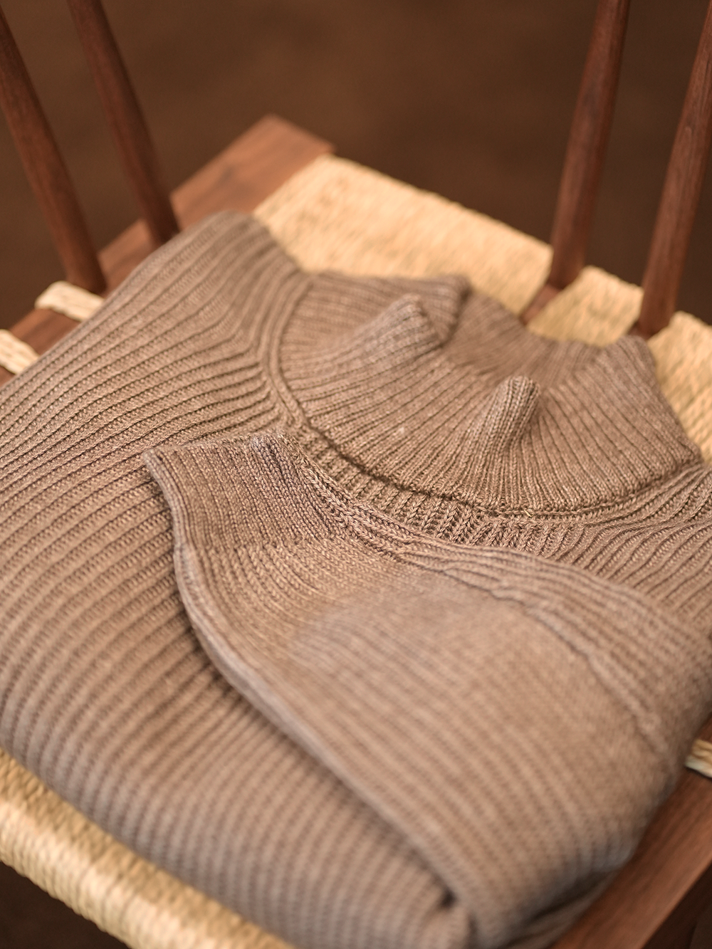 FISHERMAN KNIT (DARK GREY)