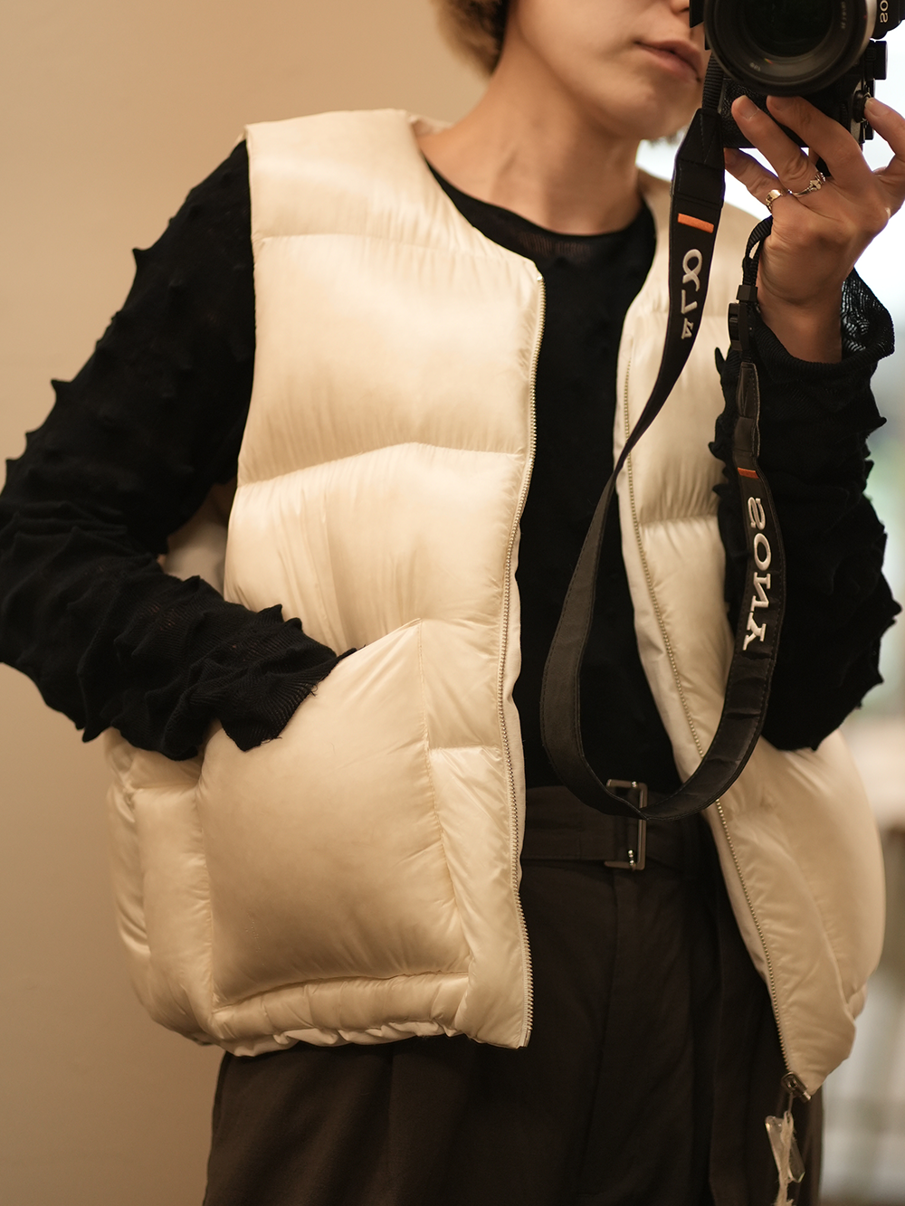 [40%OFF]THE DOWN VEST(WHITE)