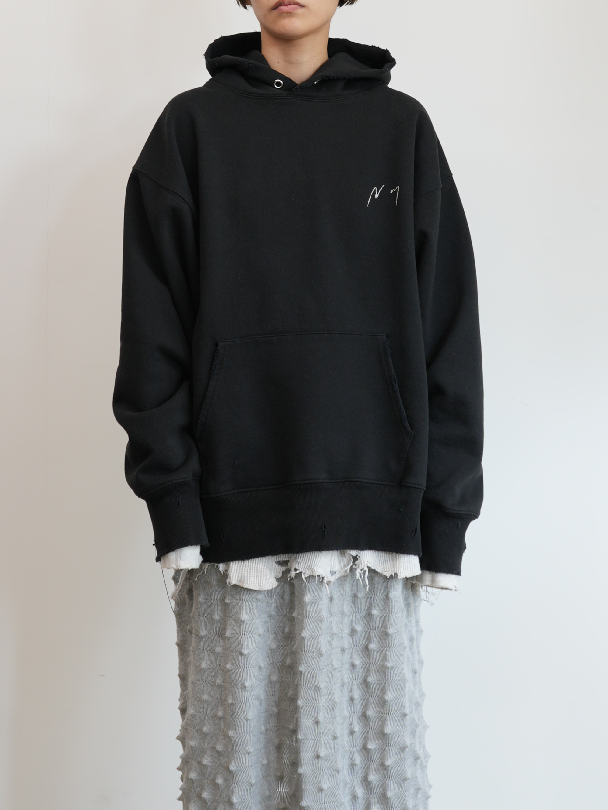 【ANCELLM/exclusive】 NEW YEAR SWEAT HOODIE(SNAKE BLACK)