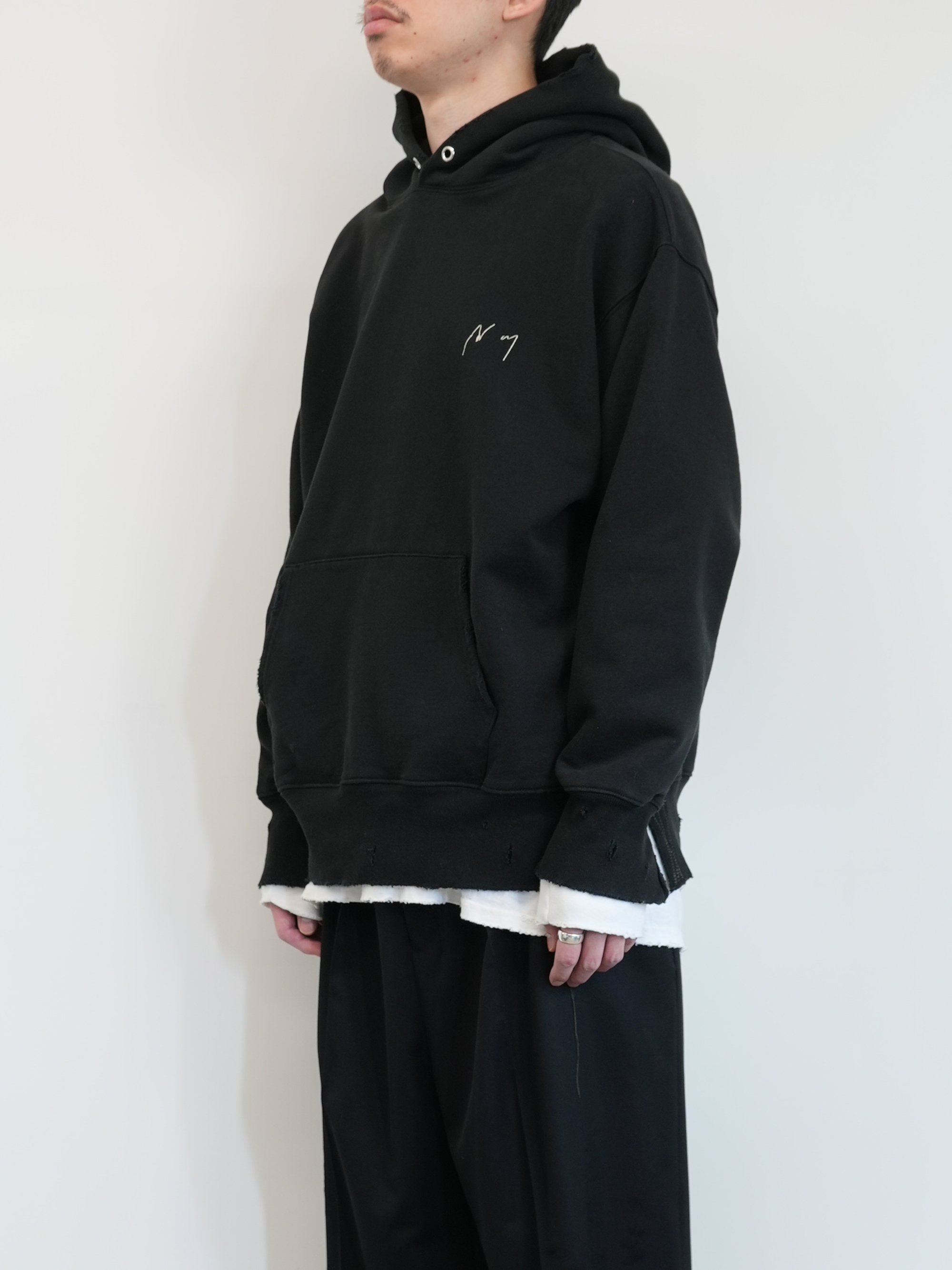 トップス ANCELLM/NEW YEAR SWEAT HOODIE ANCELLM/exclusive】 NEW YEAR SWEAT HOODIE(SNAKE BLACK)