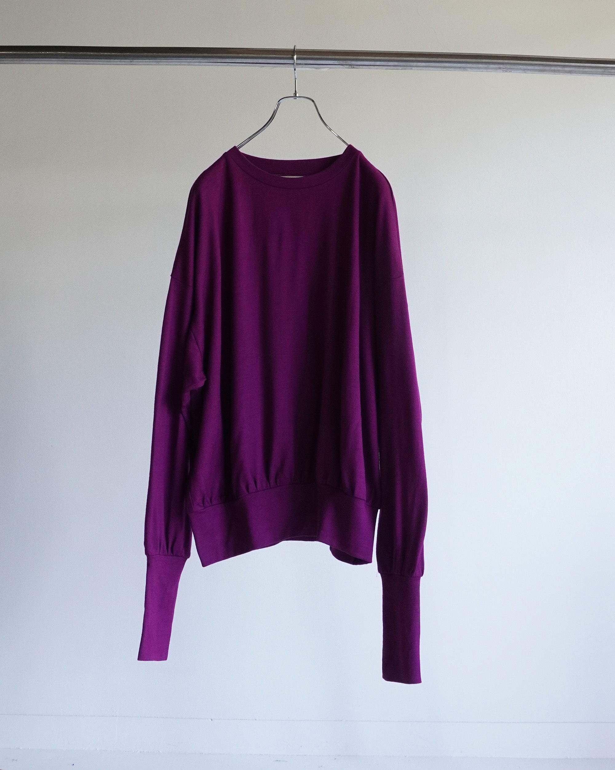 wool L/S top(PURPLE)