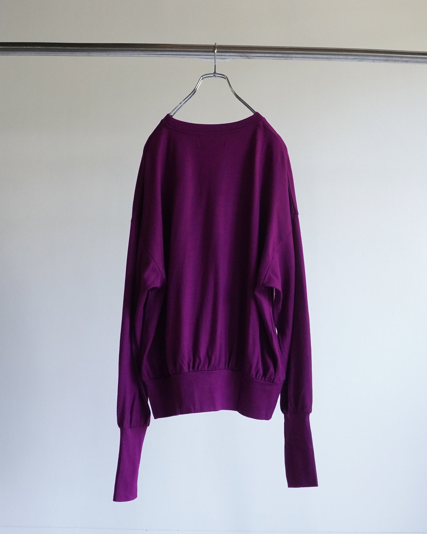 wool L/S top(PURPLE)