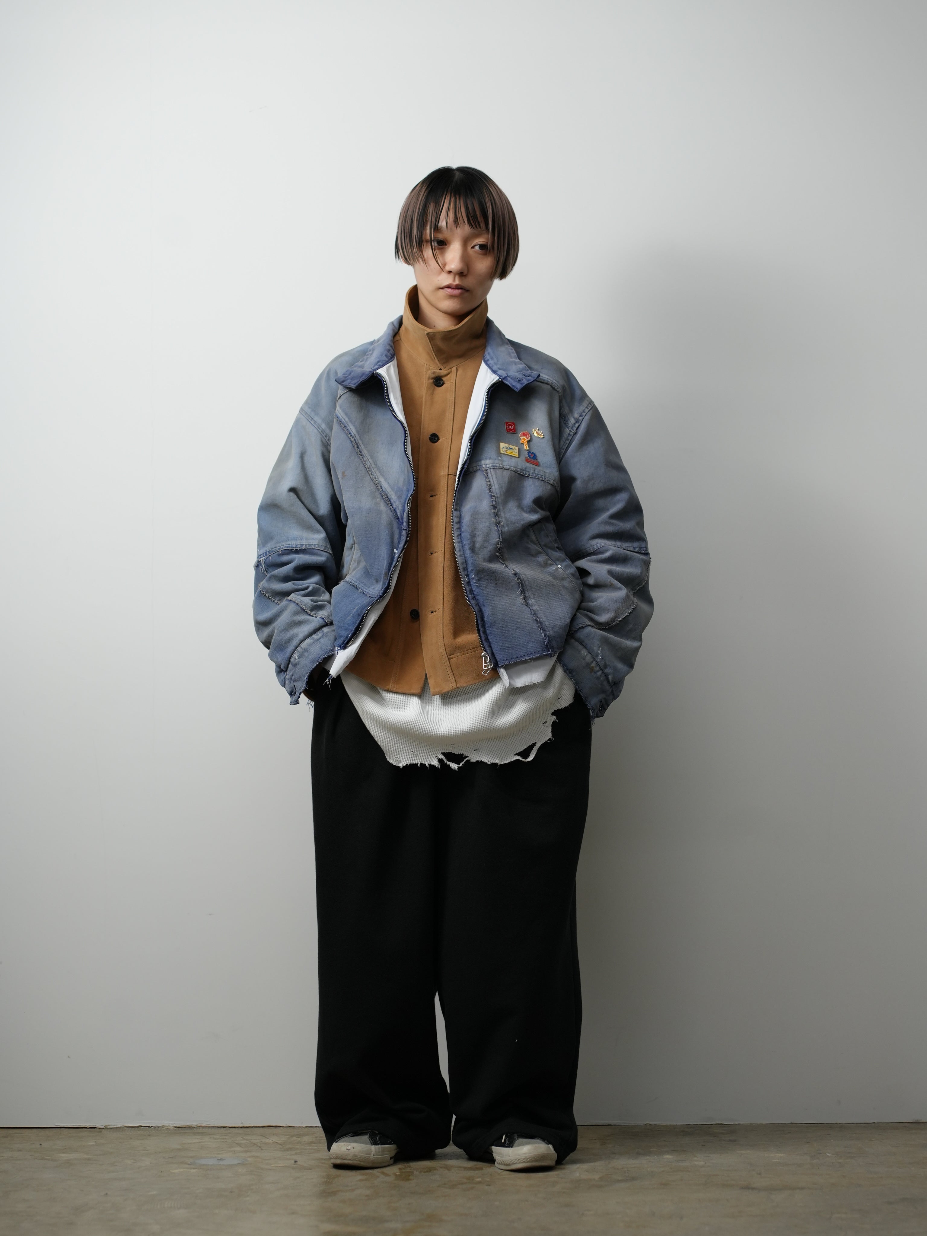 【ANCELLM/exclusive】"FRENCHWORK" PATCHWORK BLOUSON EX ①