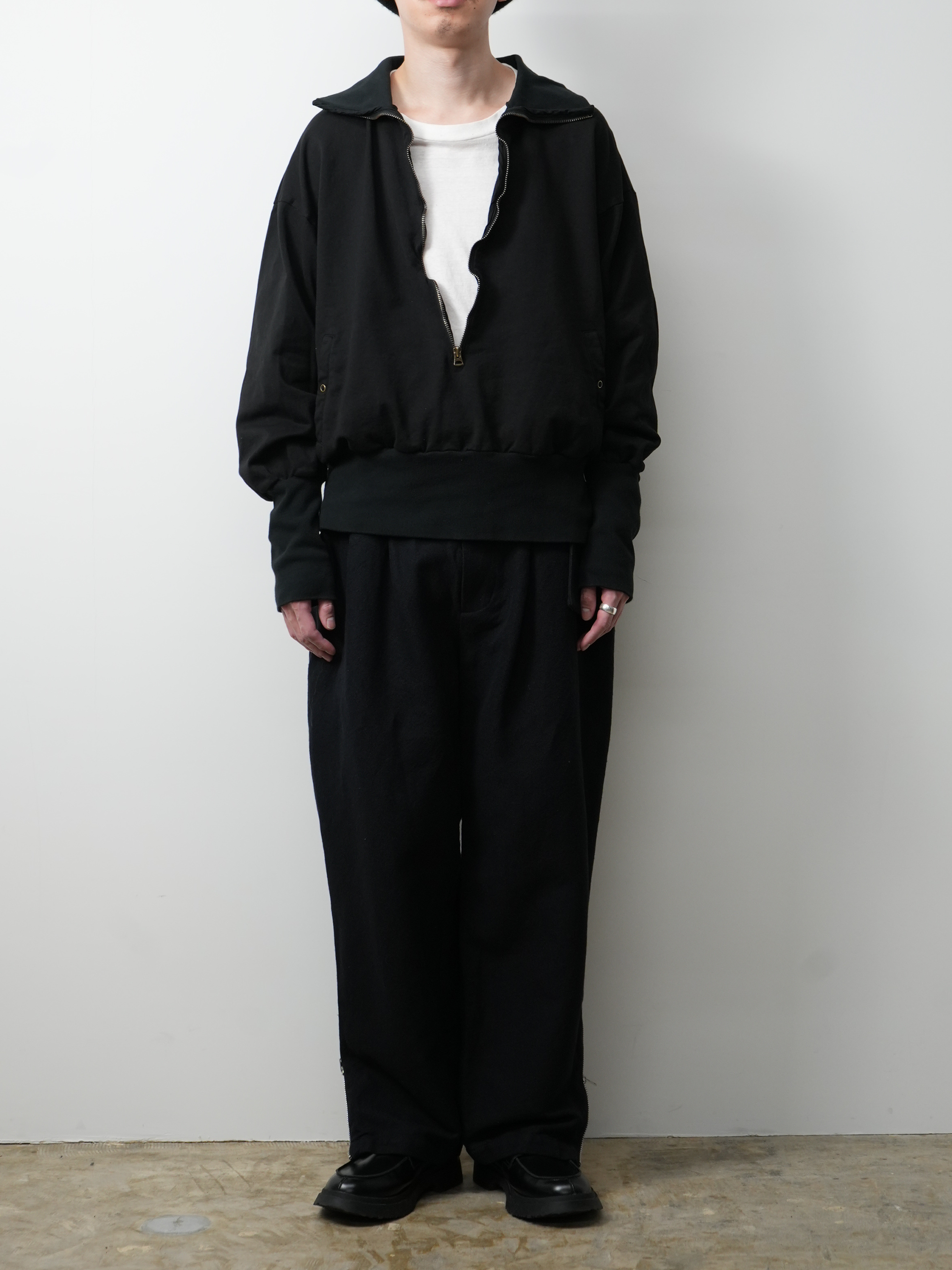 zip sweat(black)