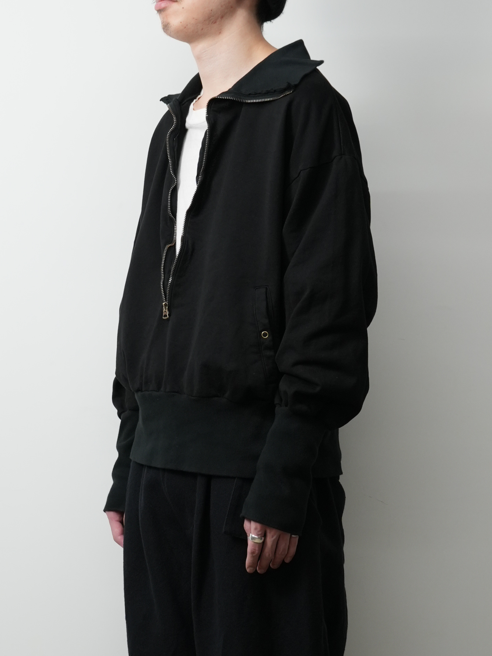 zip sweat(black)