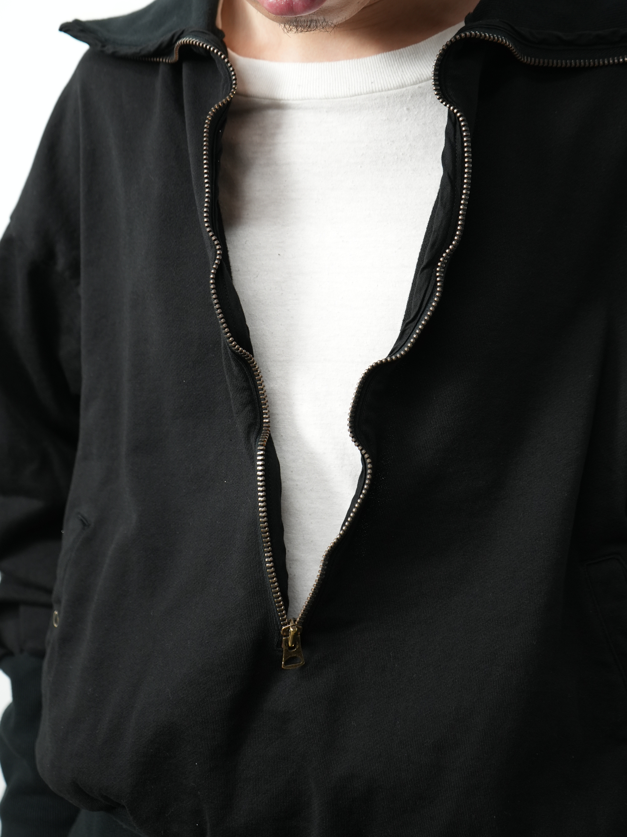 zip sweat(black)