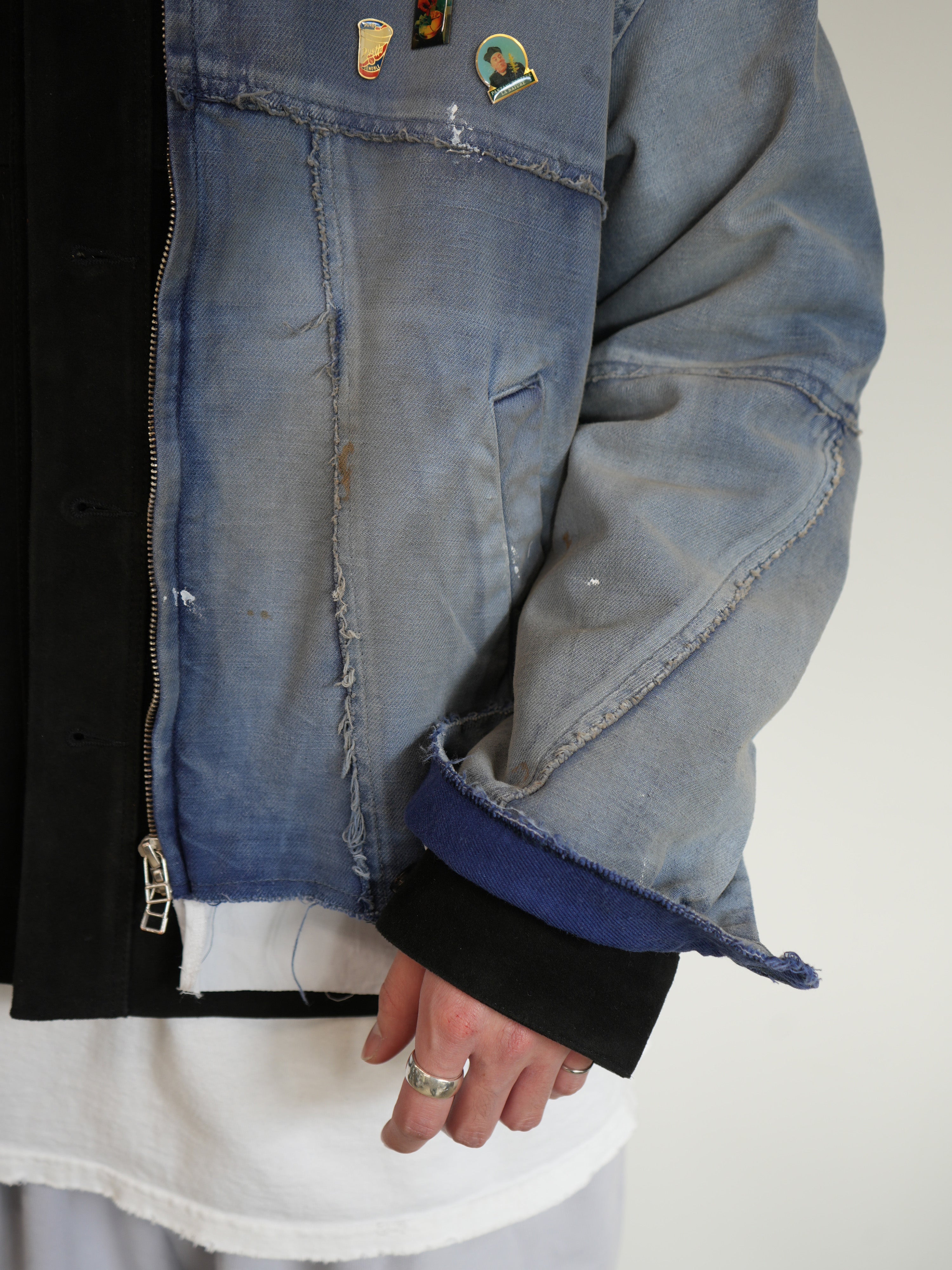 【ANCELLM/exclusive】"FRENCHWORK" PATCHWORK BLOUSON EX②