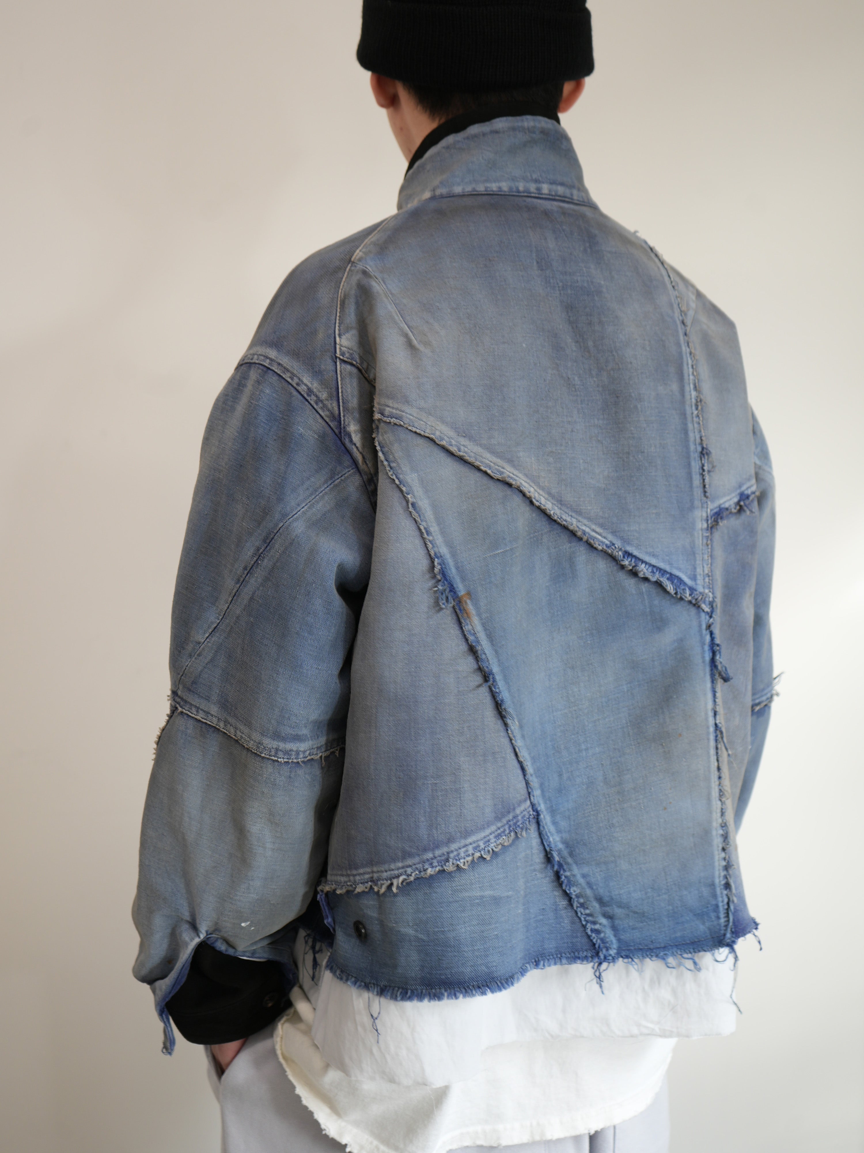 【ANCELLM/exclusive】"FRENCHWORK" PATCHWORK BLOUSON EX②