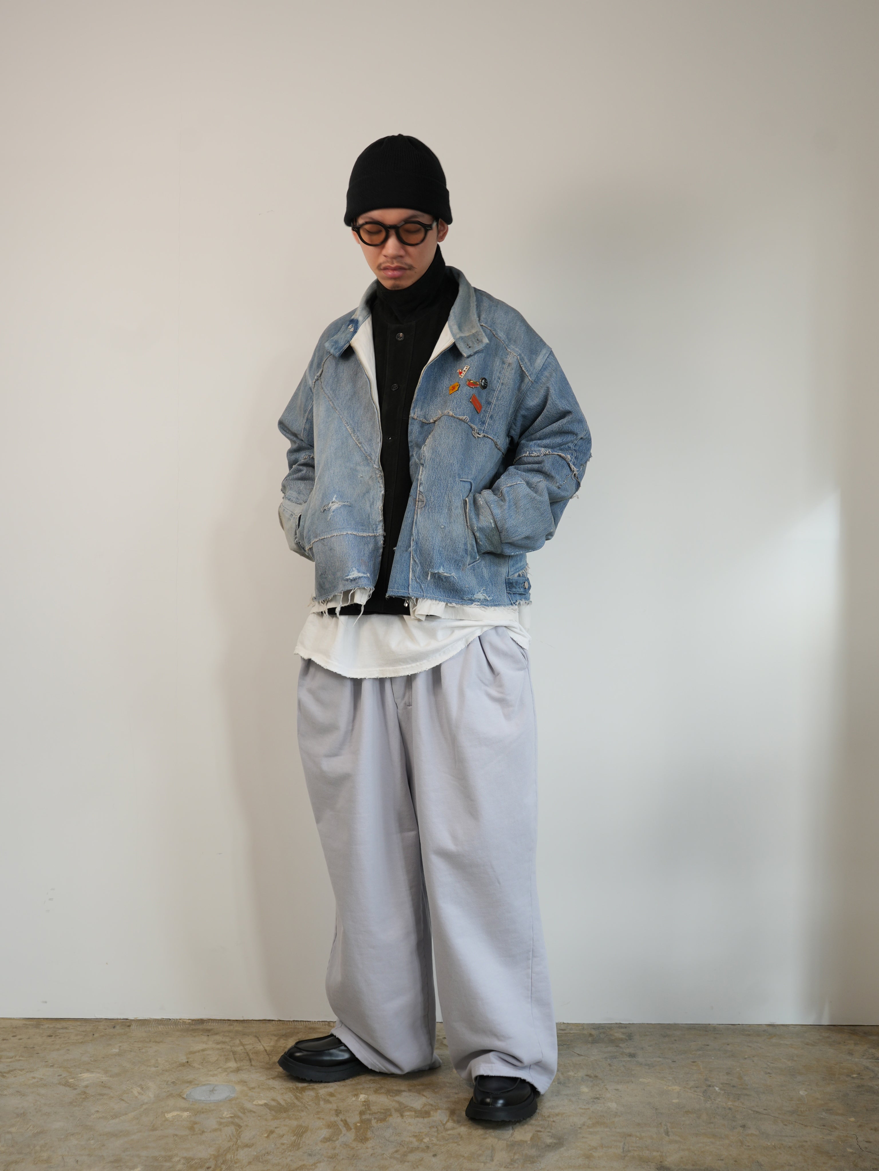 【ANCELLM/exclusive】"DENIM" PATCHWORK BLOUSON EX ②