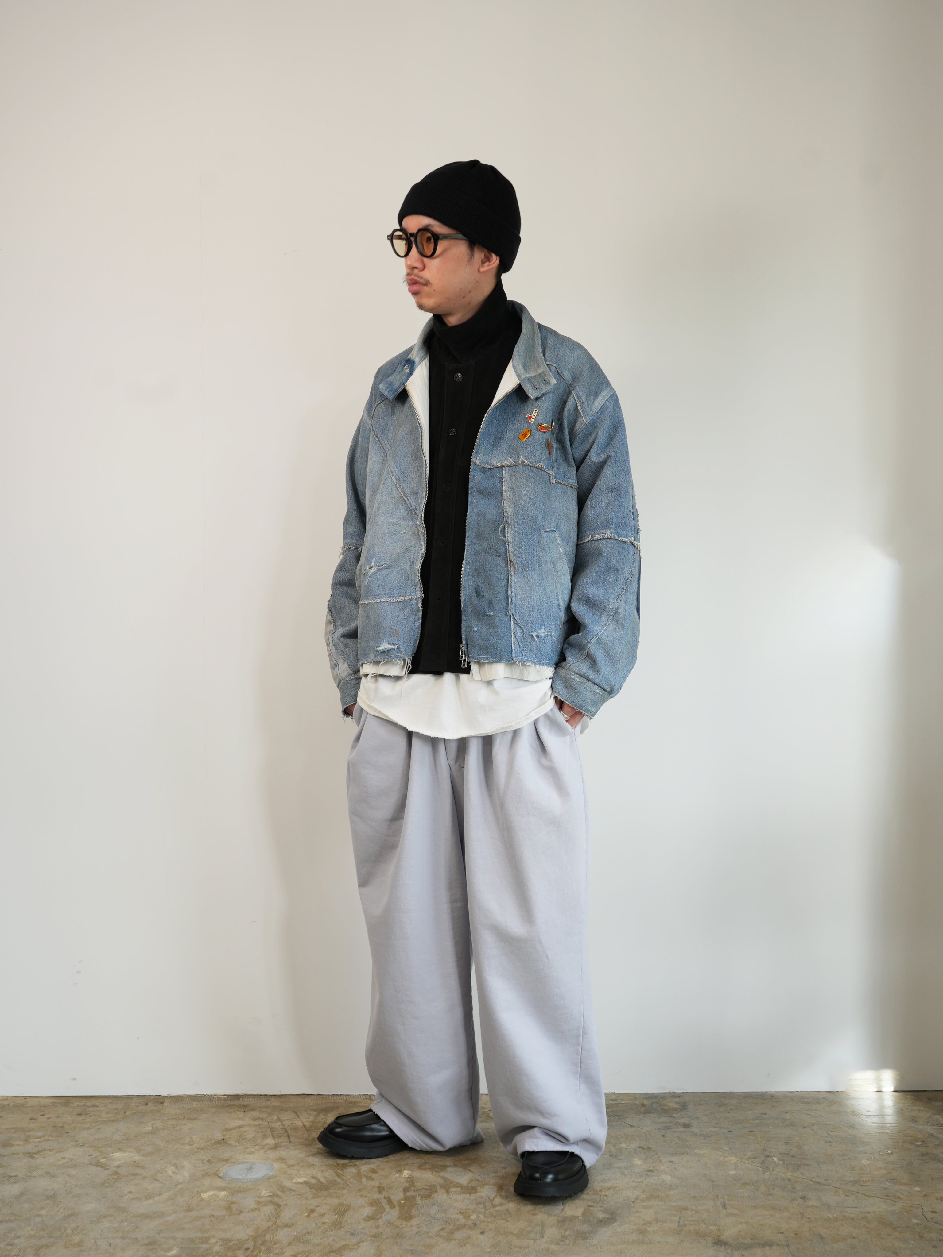 【ANCELLM/exclusive】"DENIM" PATCHWORK BLOUSON EX ②