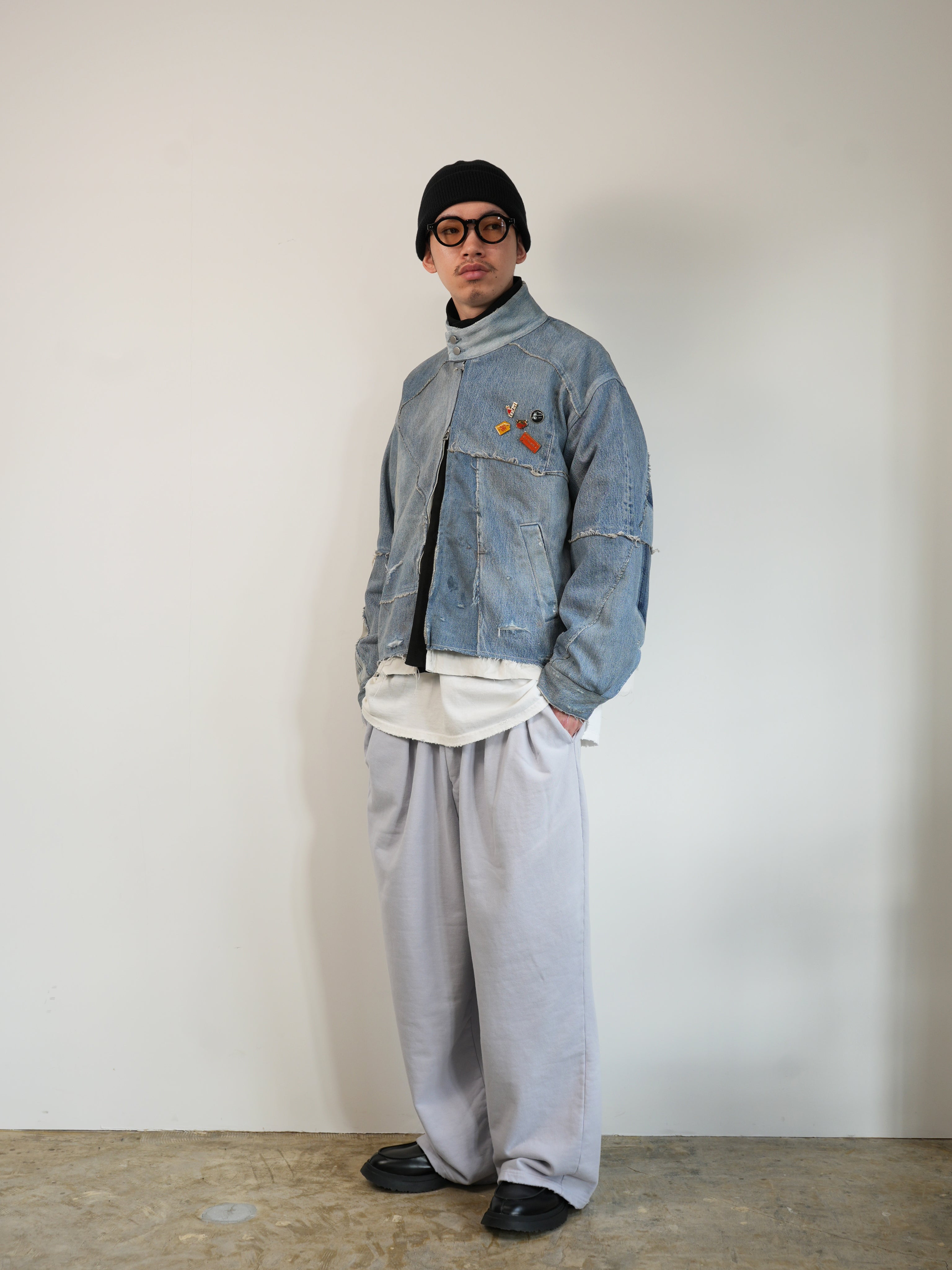 【ANCELLM/exclusive】"DENIM" PATCHWORK BLOUSON EX ②