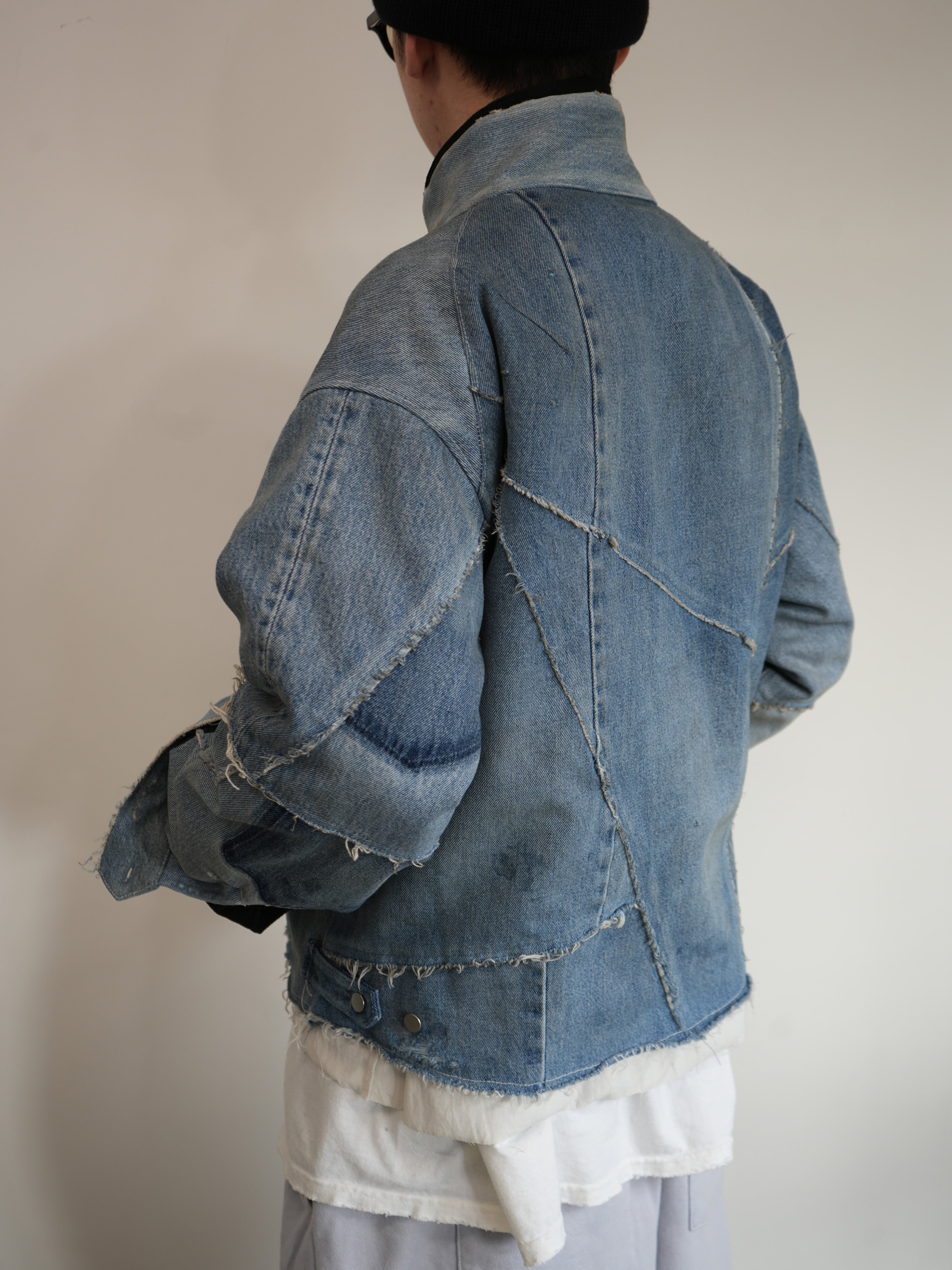 【ANCELLM/exclusive】"DENIM" PATCHWORK BLOUSON EX ①