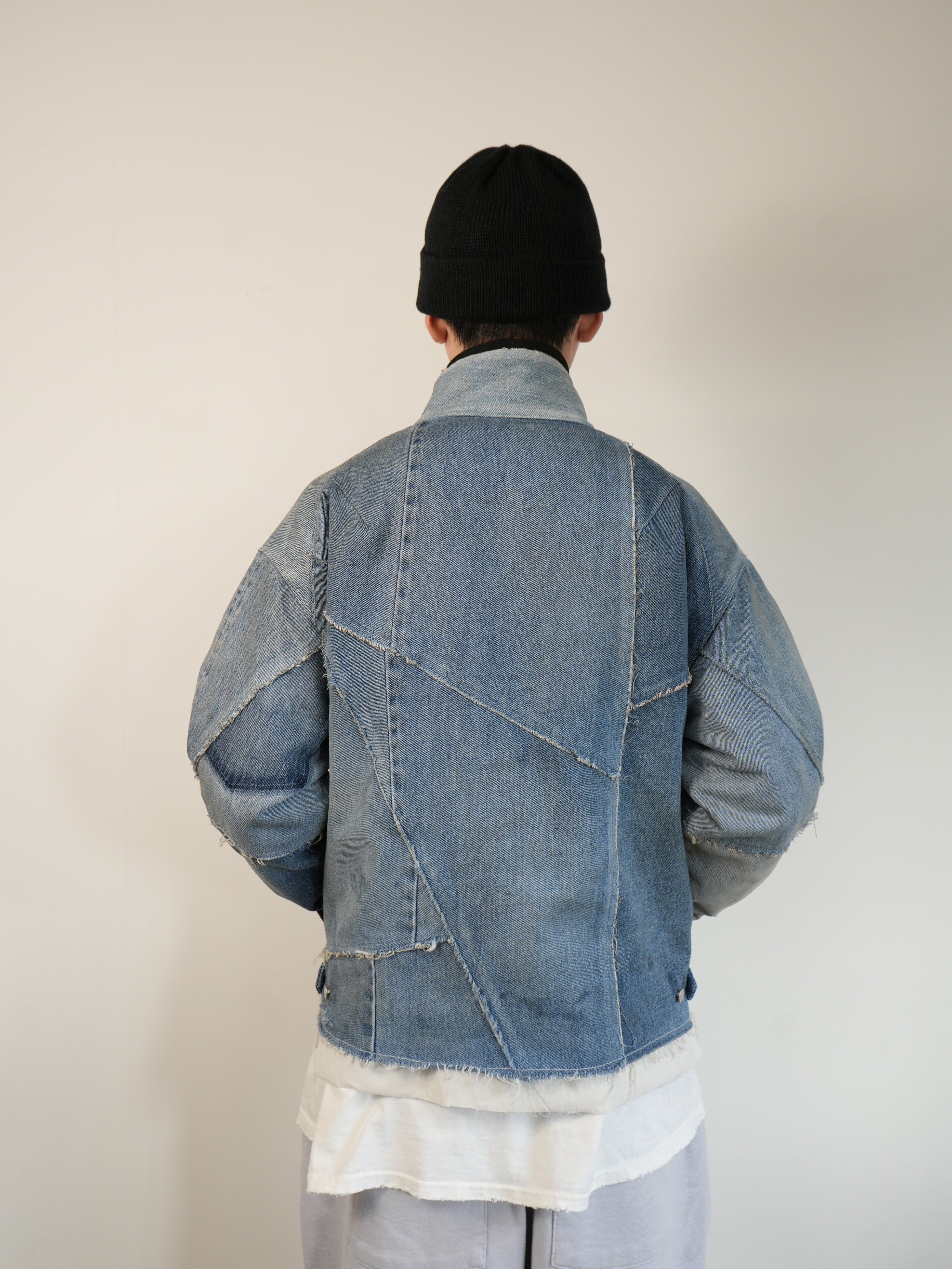 【ANCELLM/exclusive】"DENIM" PATCHWORK BLOUSON EX ①