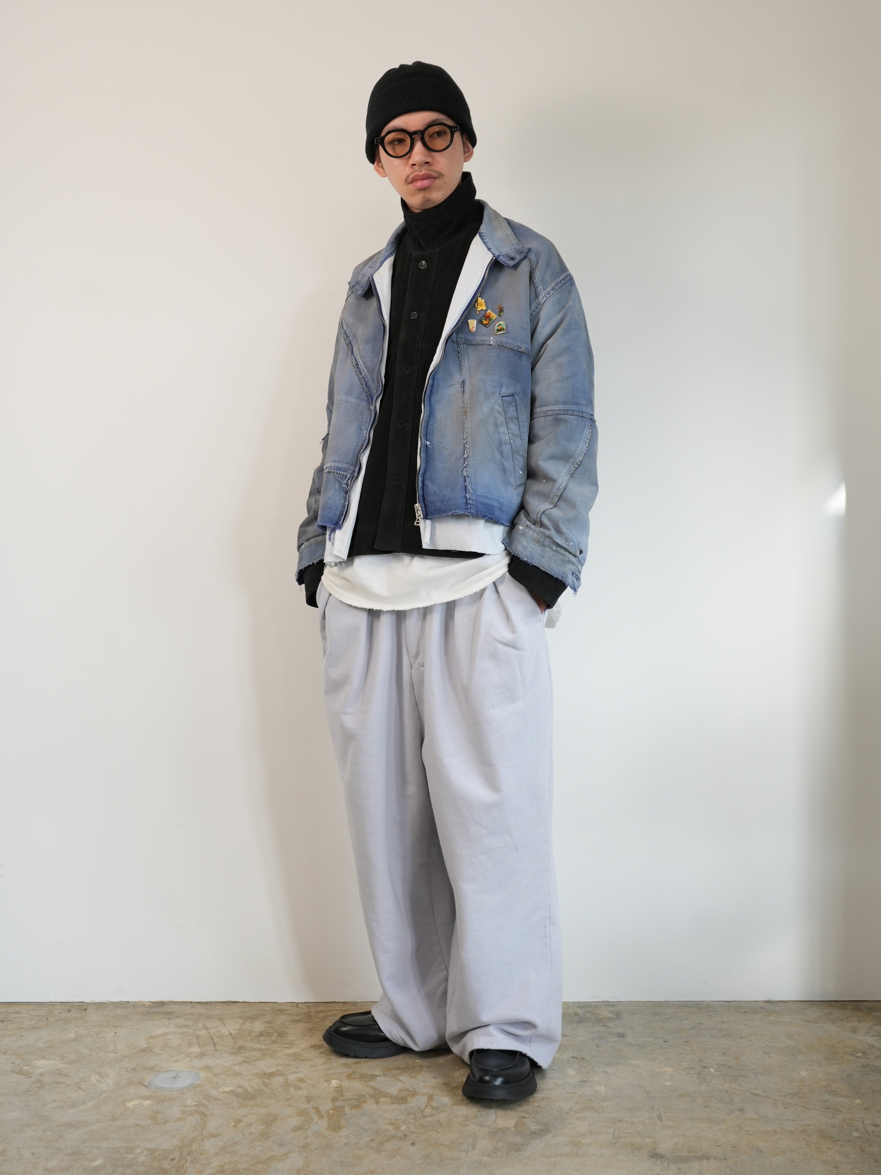 【ANCELLM/exclusive】"FRENCHWORK" PATCHWORK BLOUSON EX②