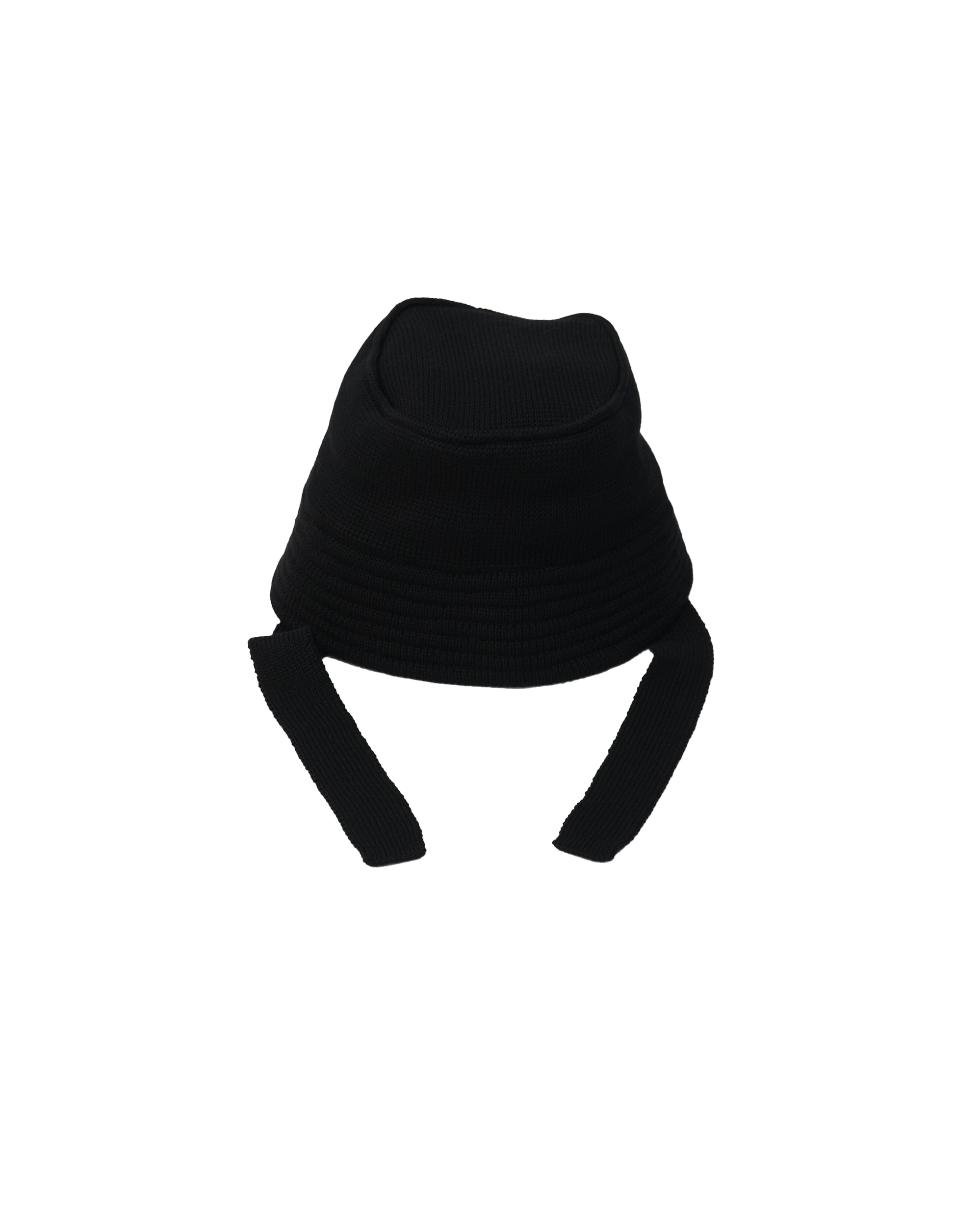 WOOL KNIT BUCKET HAT (テープ付き)