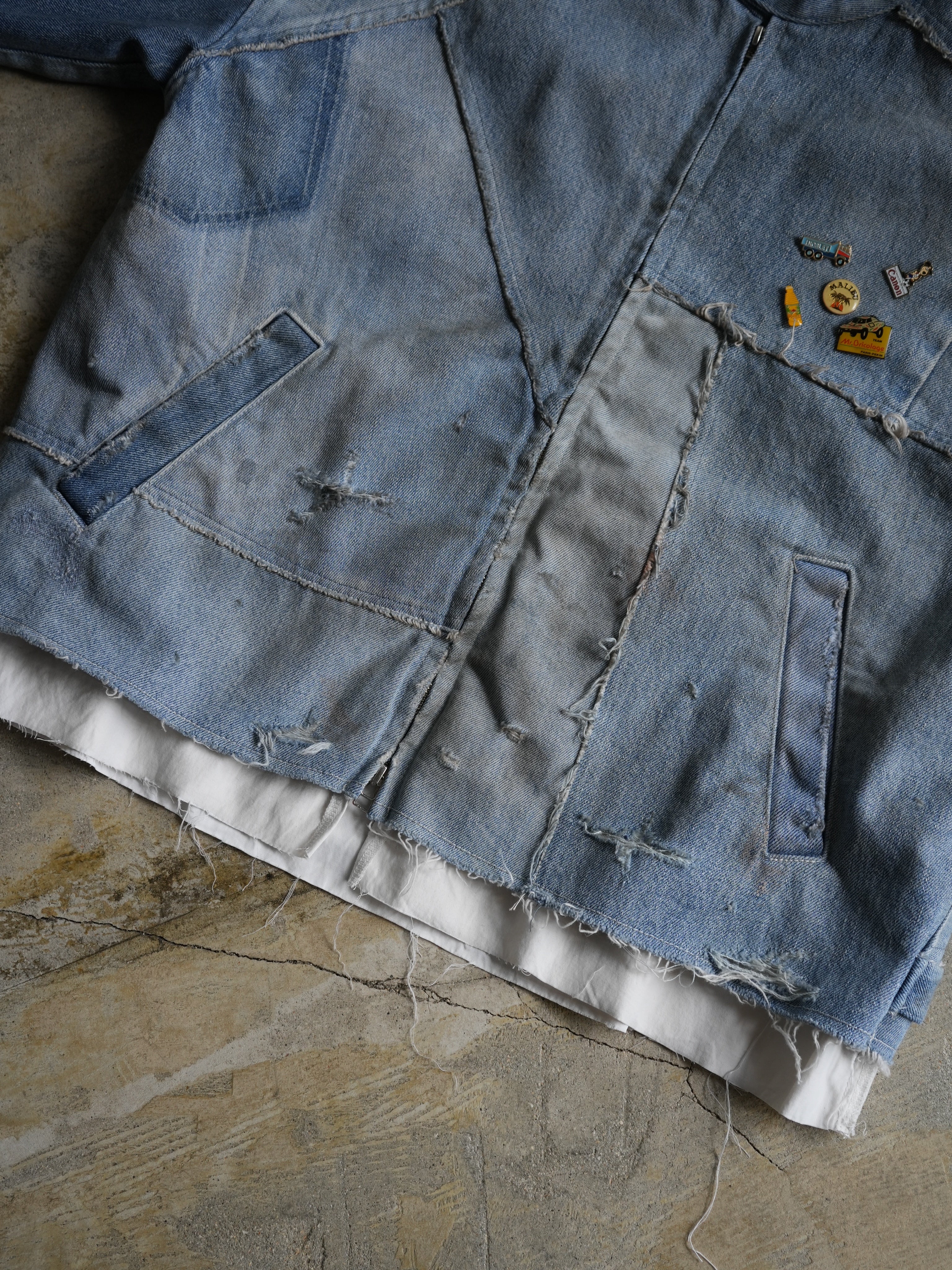 【ANCELLM/exclusive】"DENIM" PATCHWORK BLOUSON EX ③