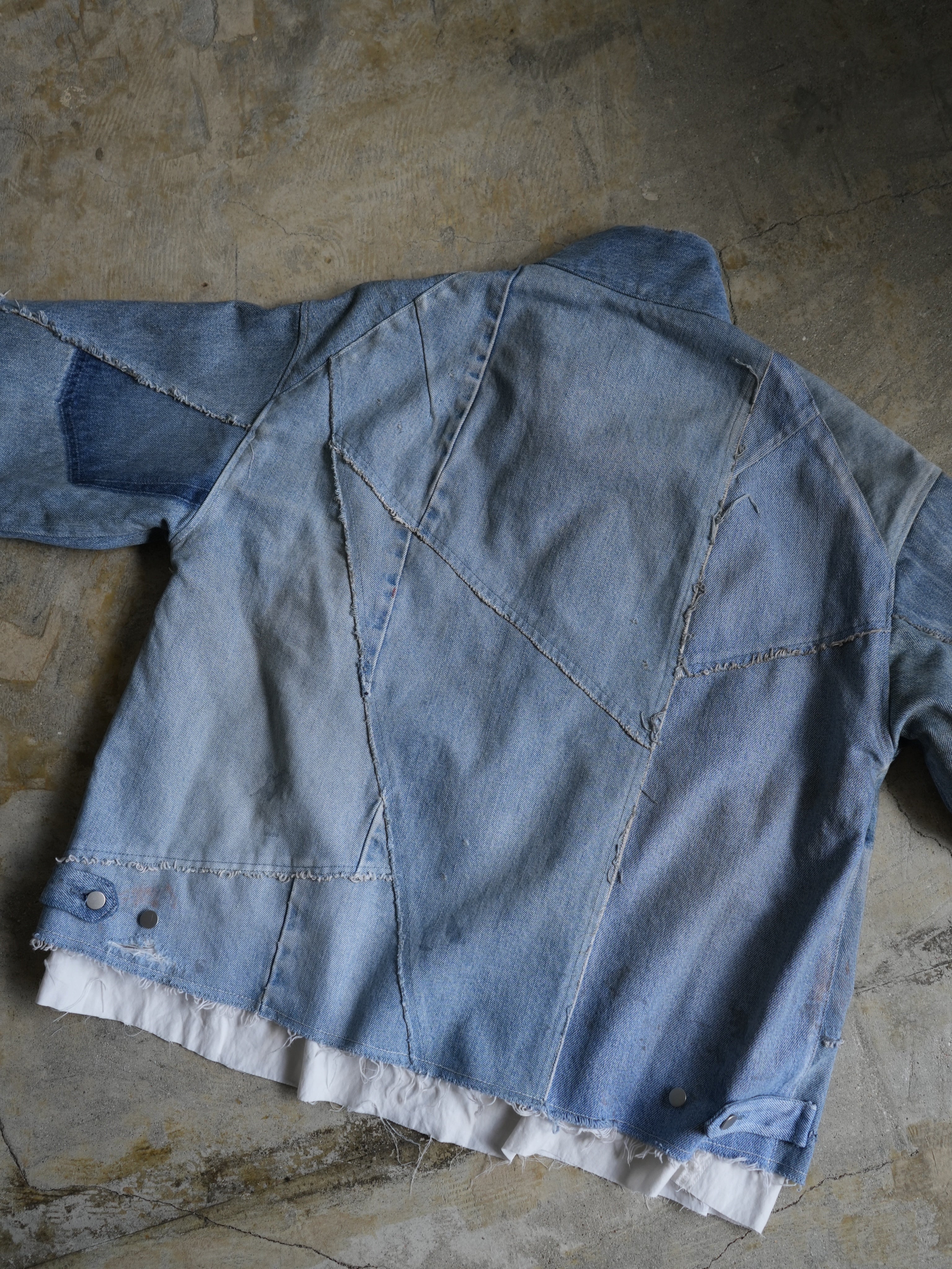 【ANCELLM/exclusive】"DENIM" PATCHWORK BLOUSON EX ③