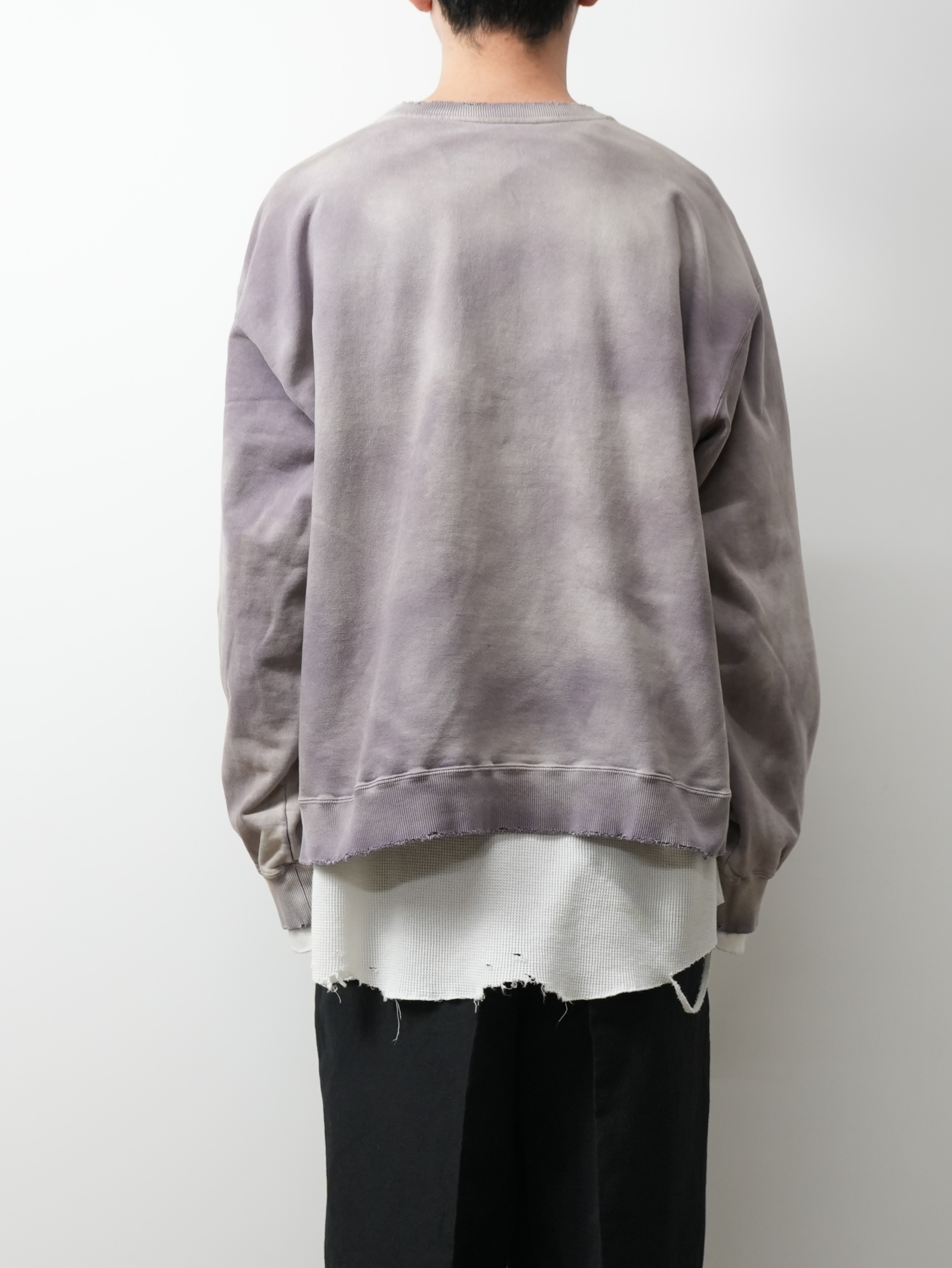 UNEVENNESS SWEAT SHIRT(PURPLE)