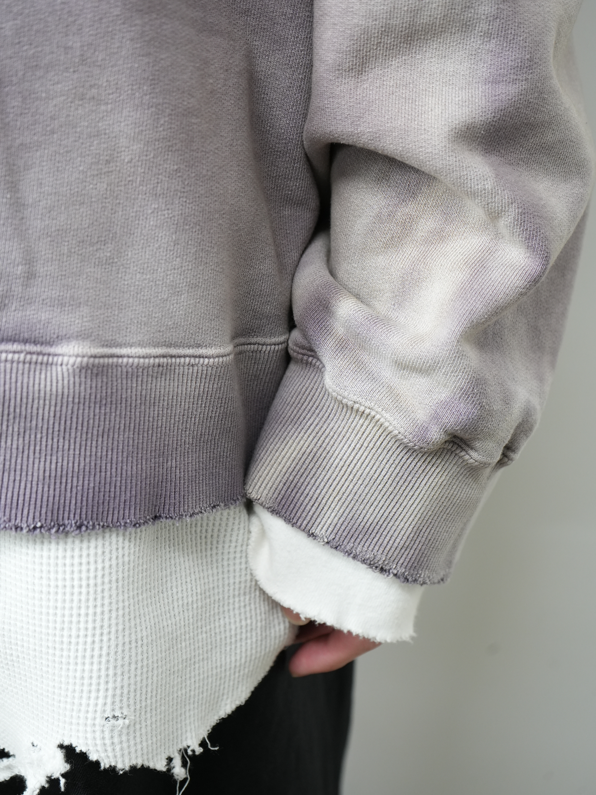 UNEVENNESS SWEAT SHIRT(PURPLE)