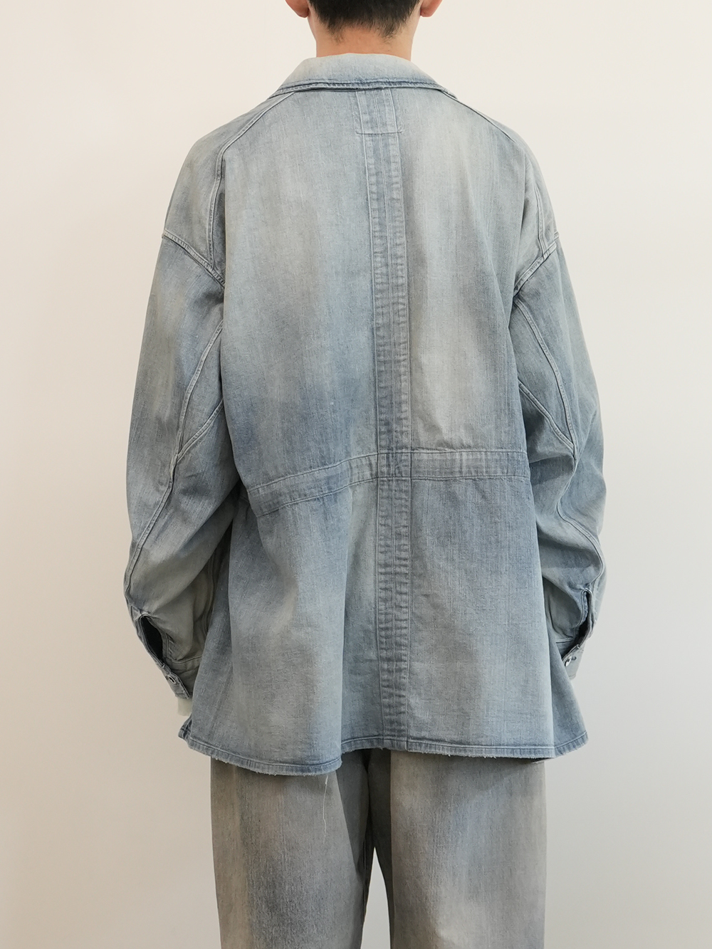 AGING DENIM SHIRT JACKET(INDIGO)