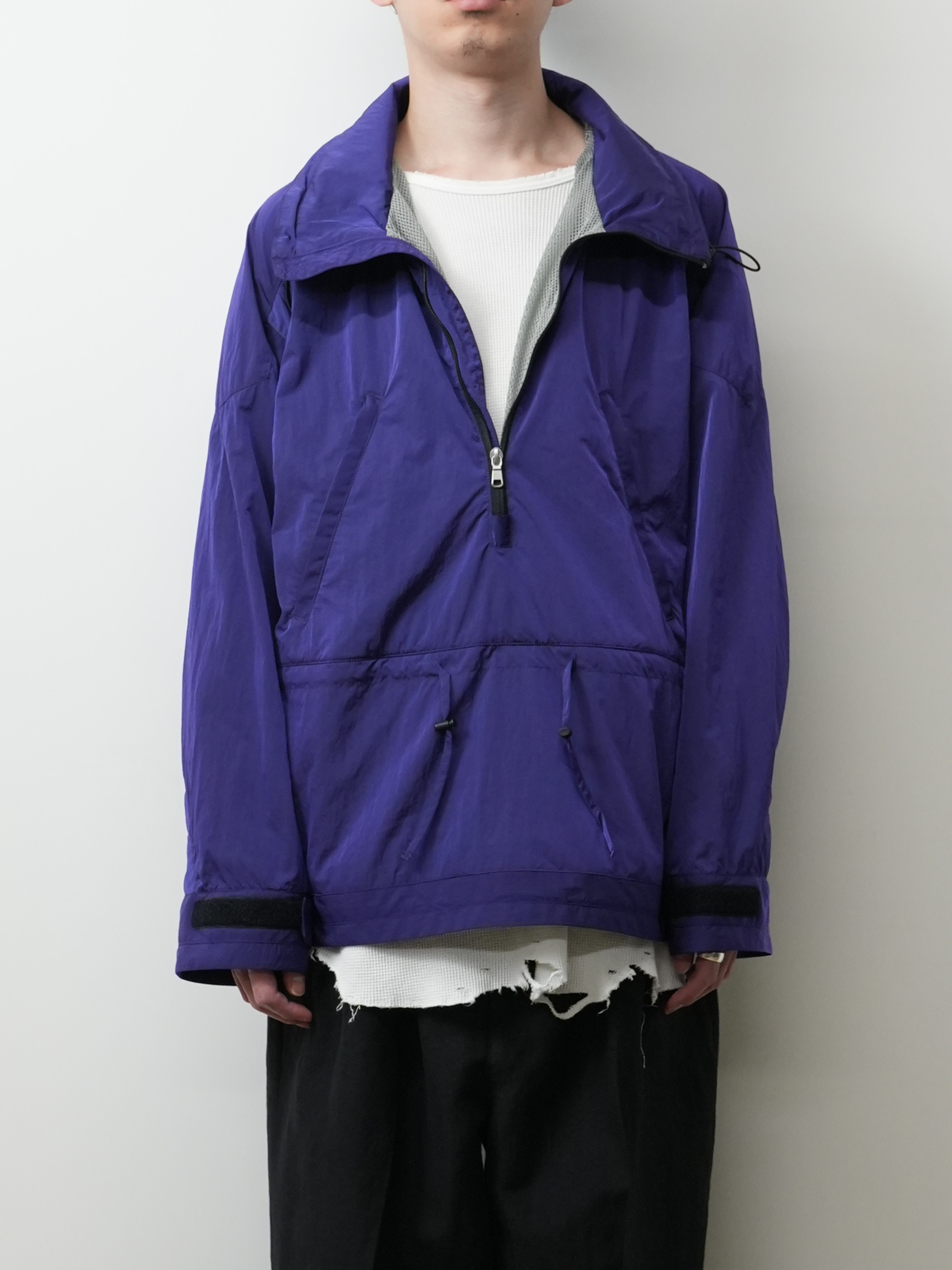 NYLON PULLOVER JACKET(PURPLE)