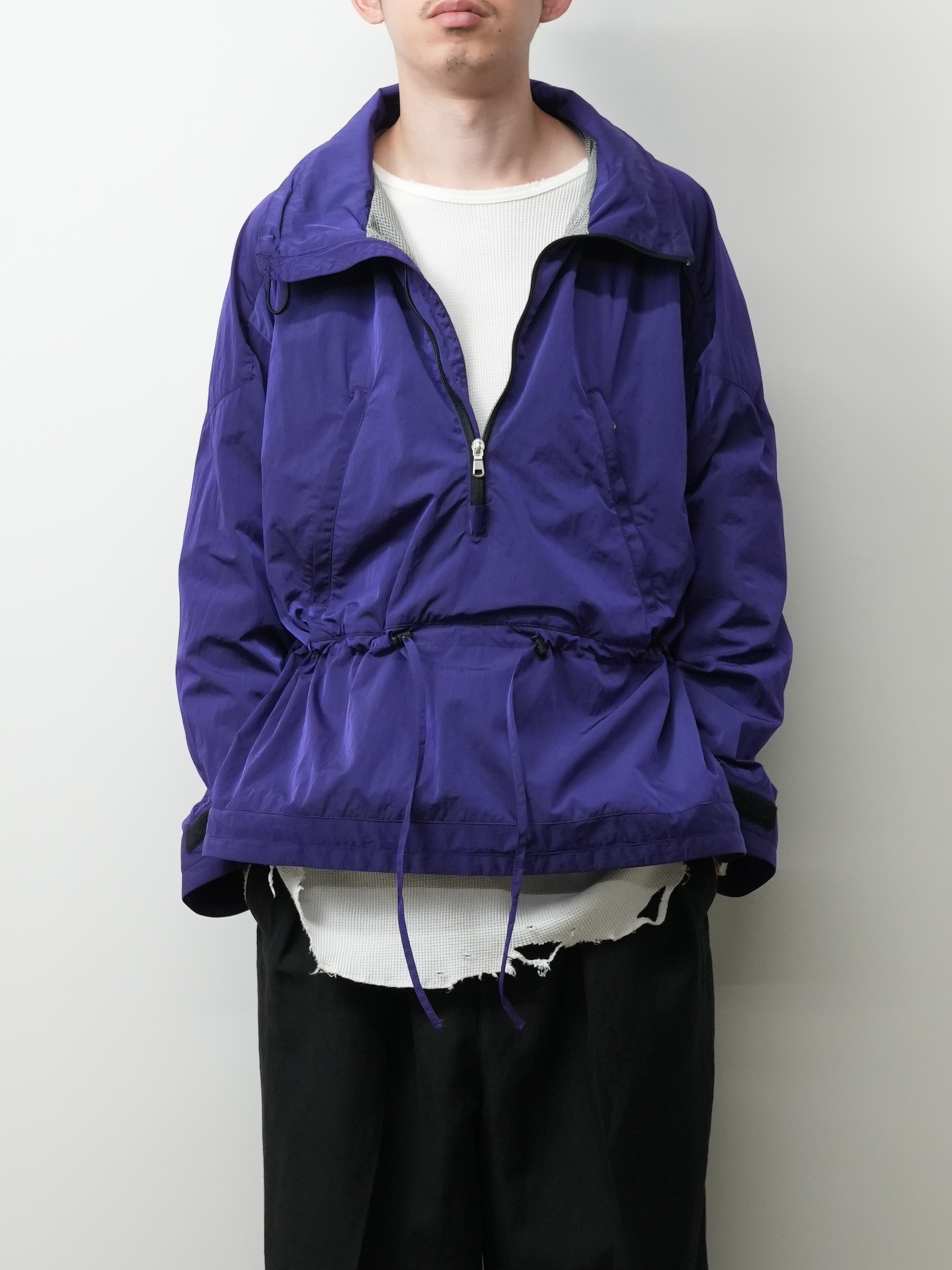 NYLON PULLOVER JACKET(PURPLE)