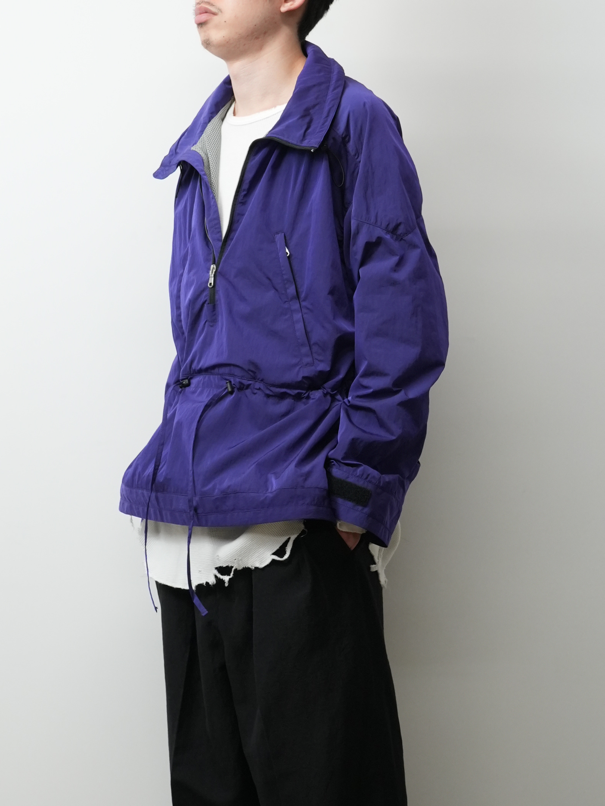 NYLON PULLOVER JACKET(PURPLE)