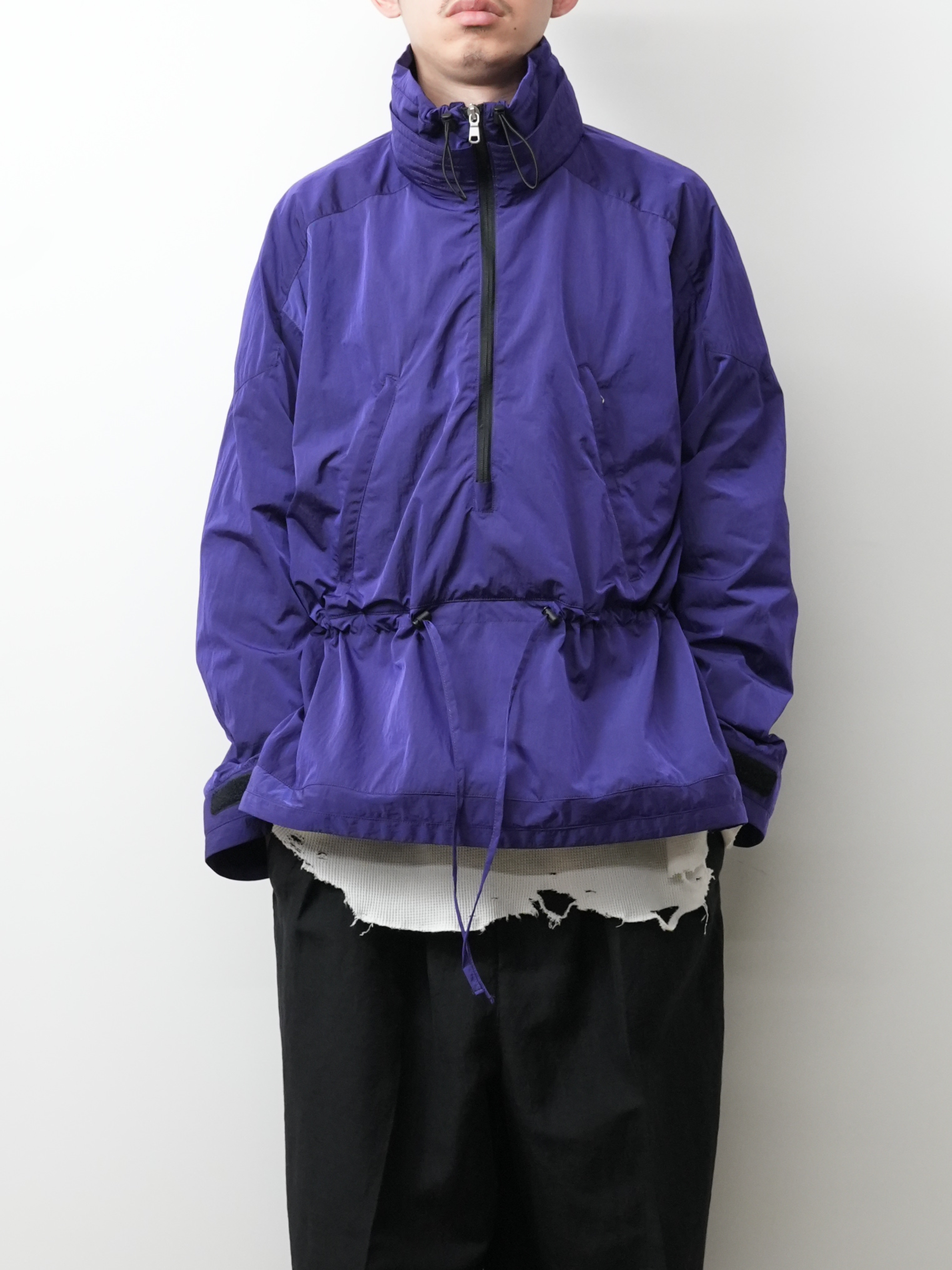 NYLON PULLOVER JACKET(PURPLE)