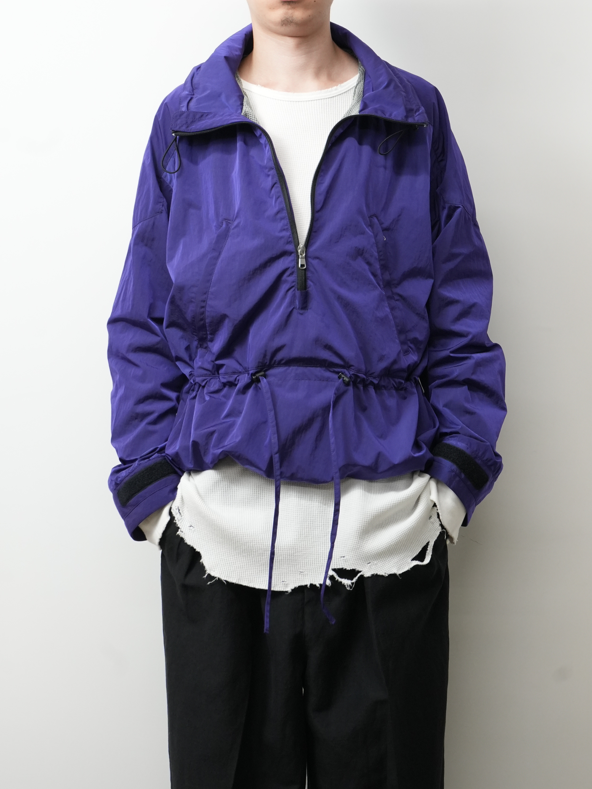 NYLON PULLOVER JACKET(PURPLE)