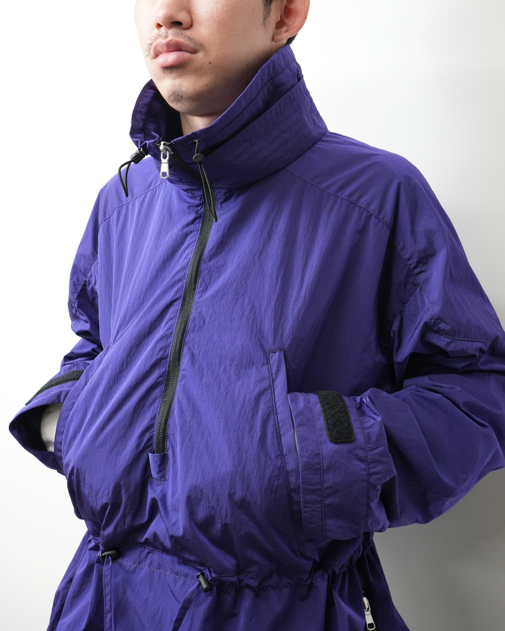 NYLON PULLOVER JACKET(PURPLE)