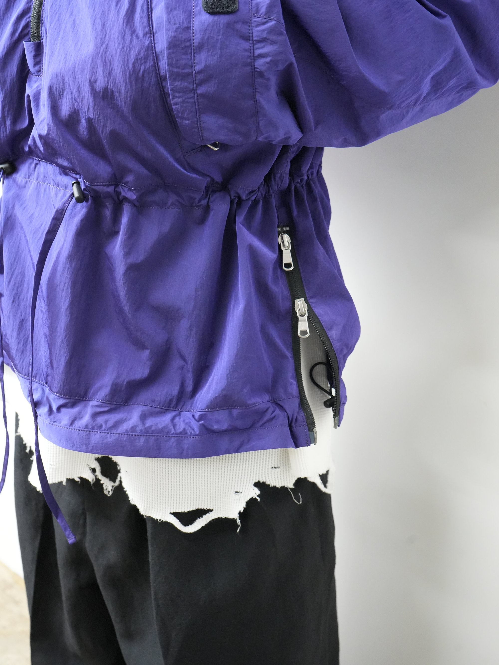 NYLON PULLOVER JACKET(PURPLE)