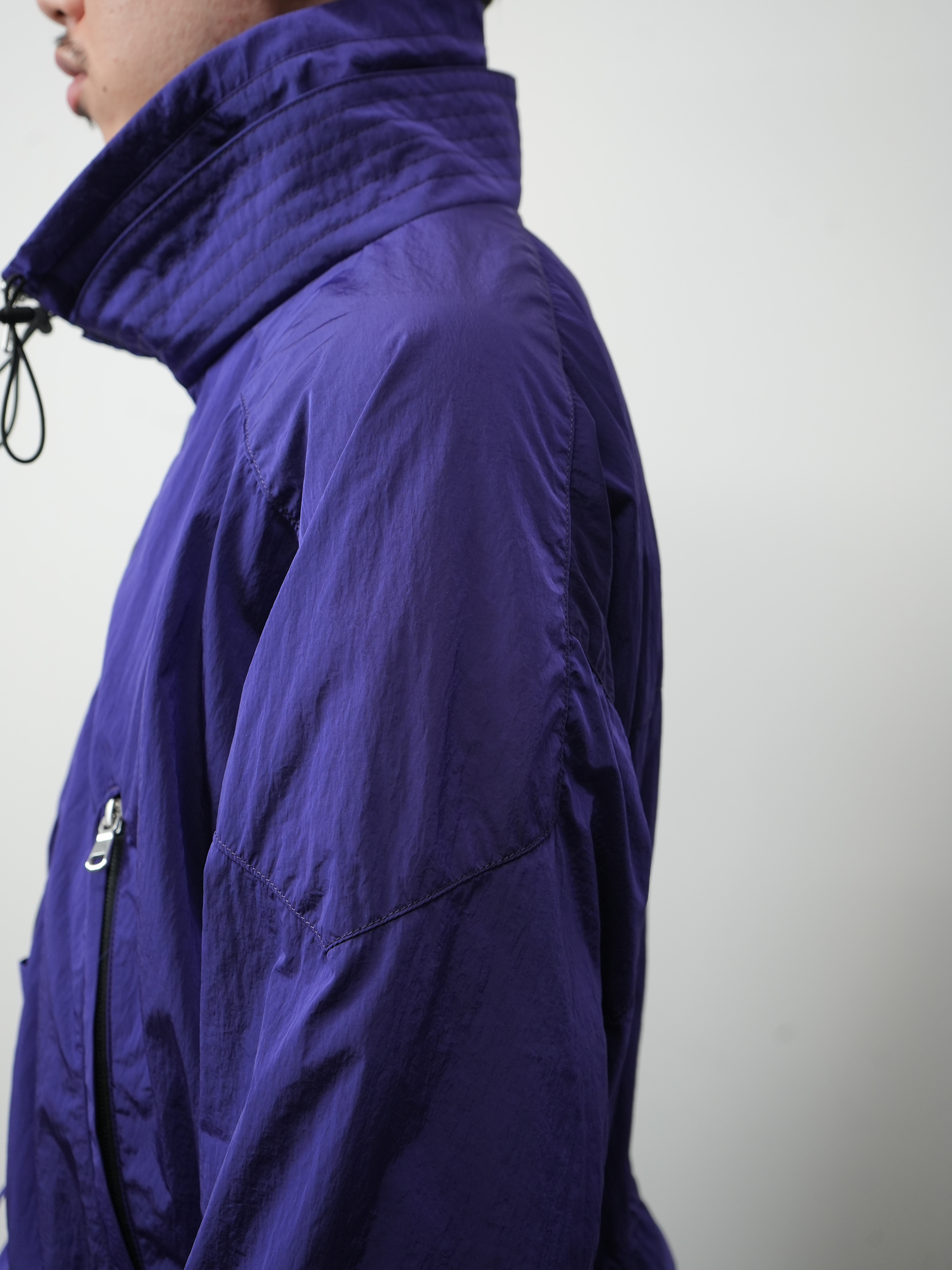 NYLON PULLOVER JACKET(PURPLE)