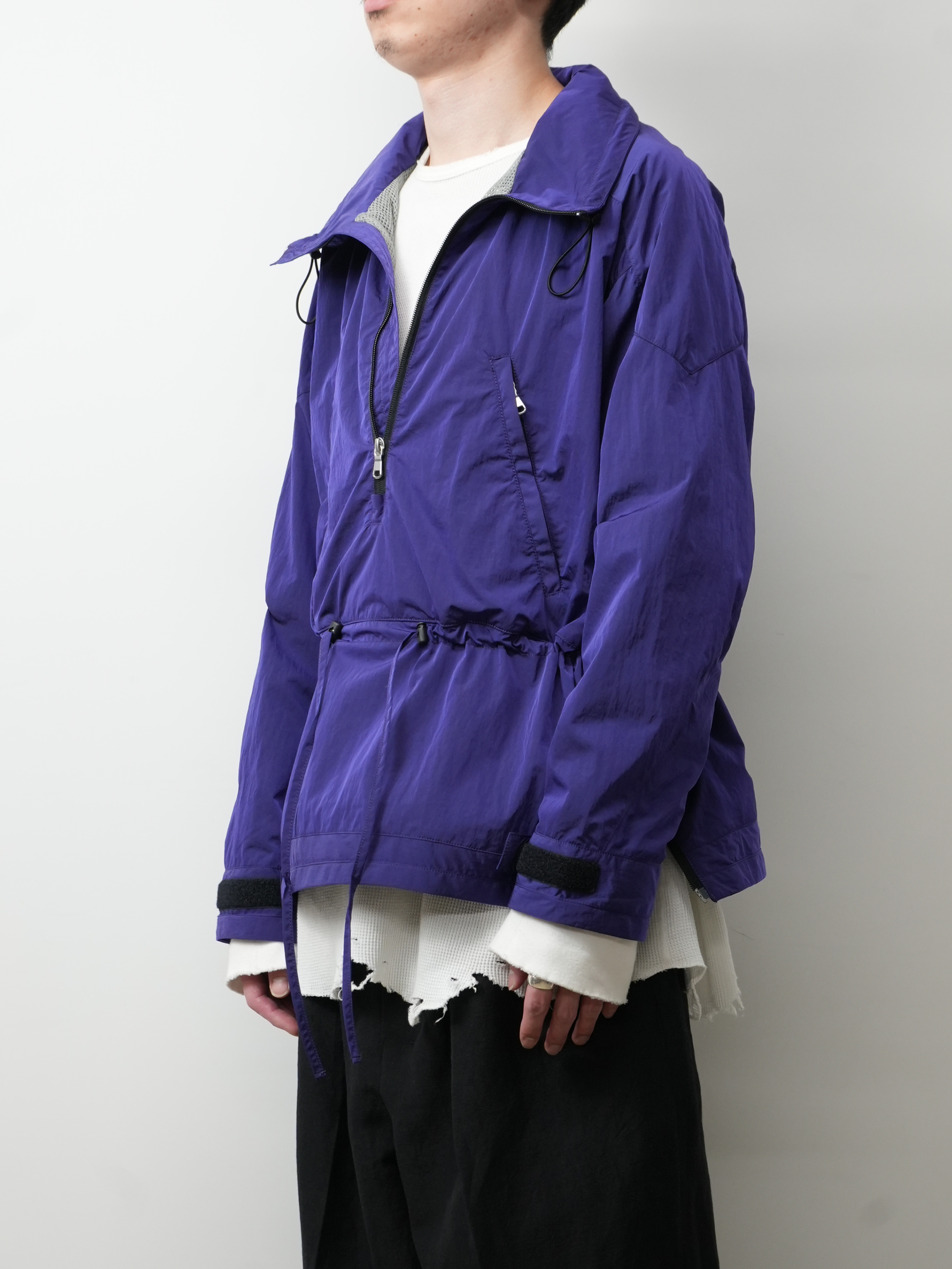 NYLON PULLOVER JACKET(PURPLE)