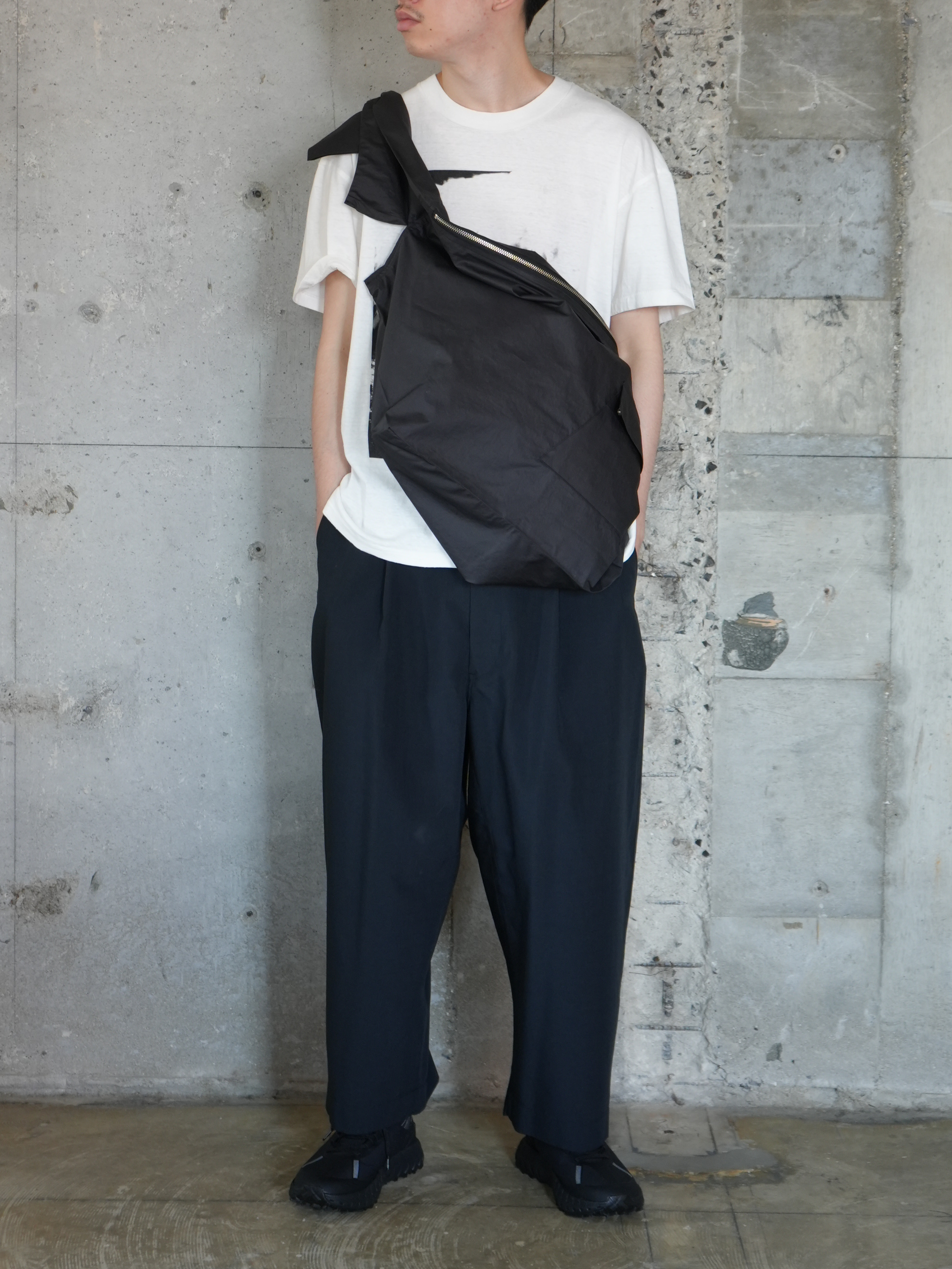 Holding Cotton Twill Shoulder Bag