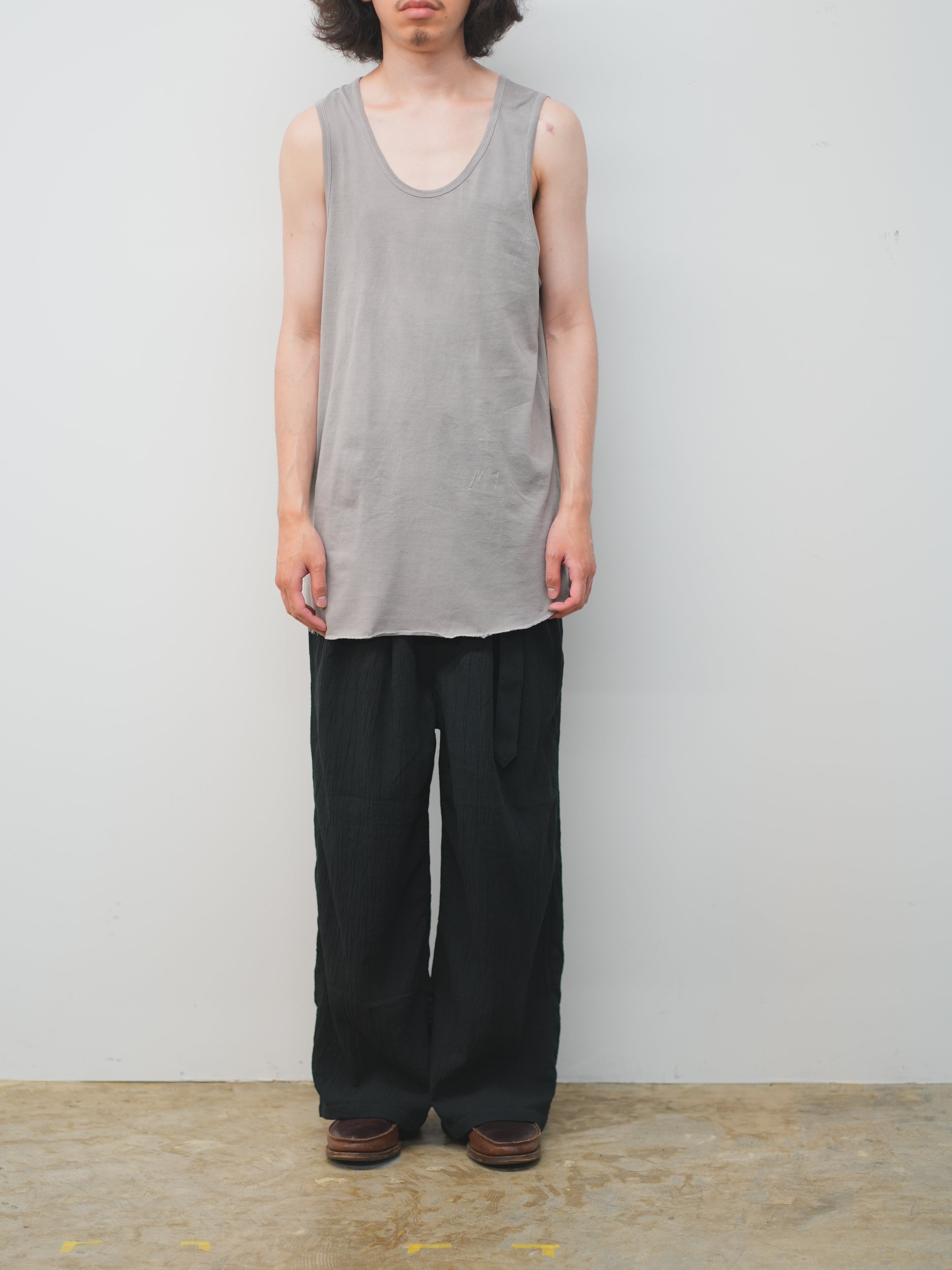 UNEVENNESS TANK TOP(GREIGE)