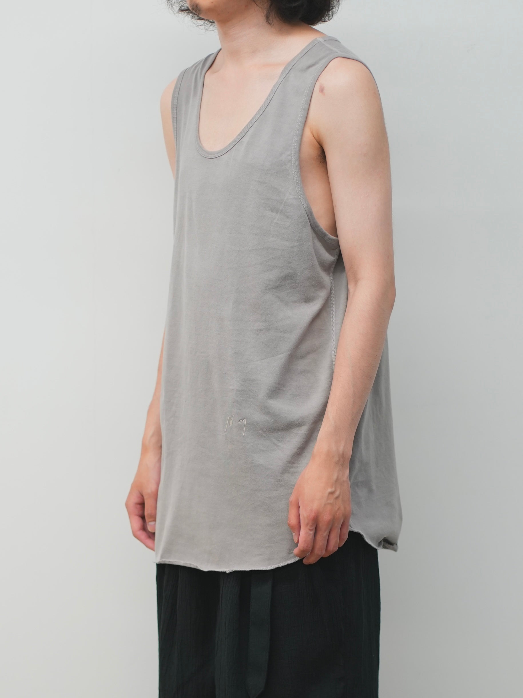 UNEVENNESS TANK TOP(GREIGE)