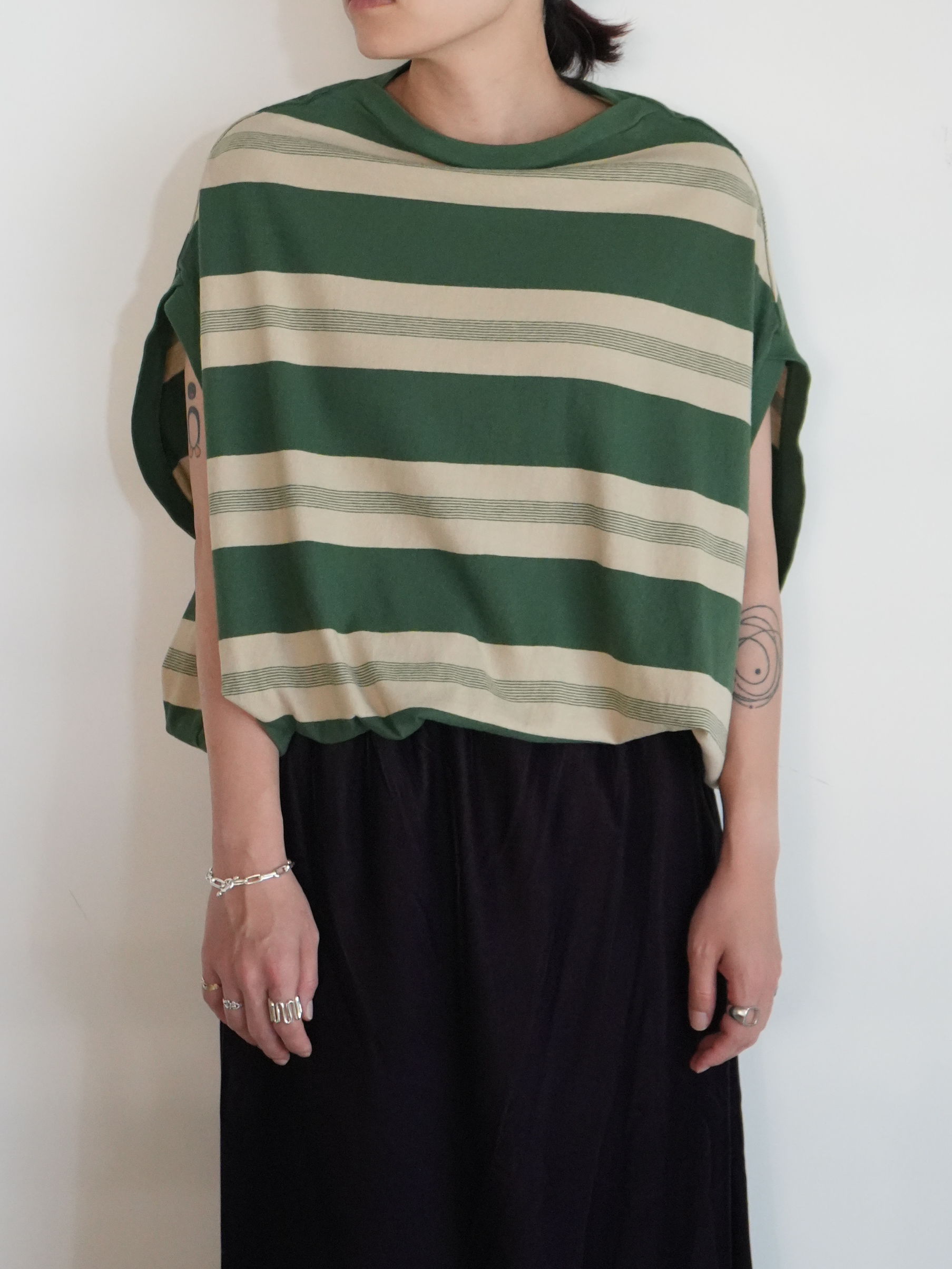 COTTON JERSEY BALLOON BODYSUIT