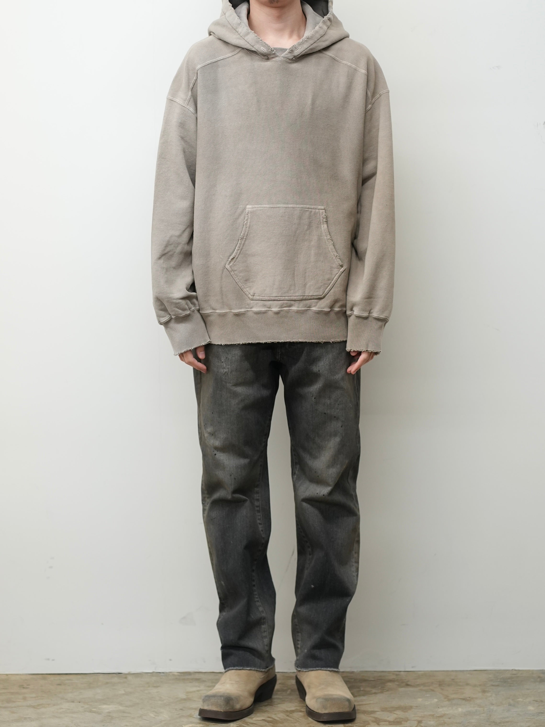 SWITCHING HOODIE(GRAY)