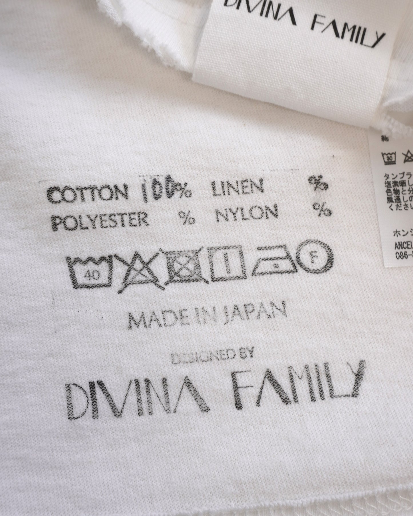 [ANCELLM/exclusive] DIVINA FAMILY × ANCELLM T-SHIRT(IVORY)