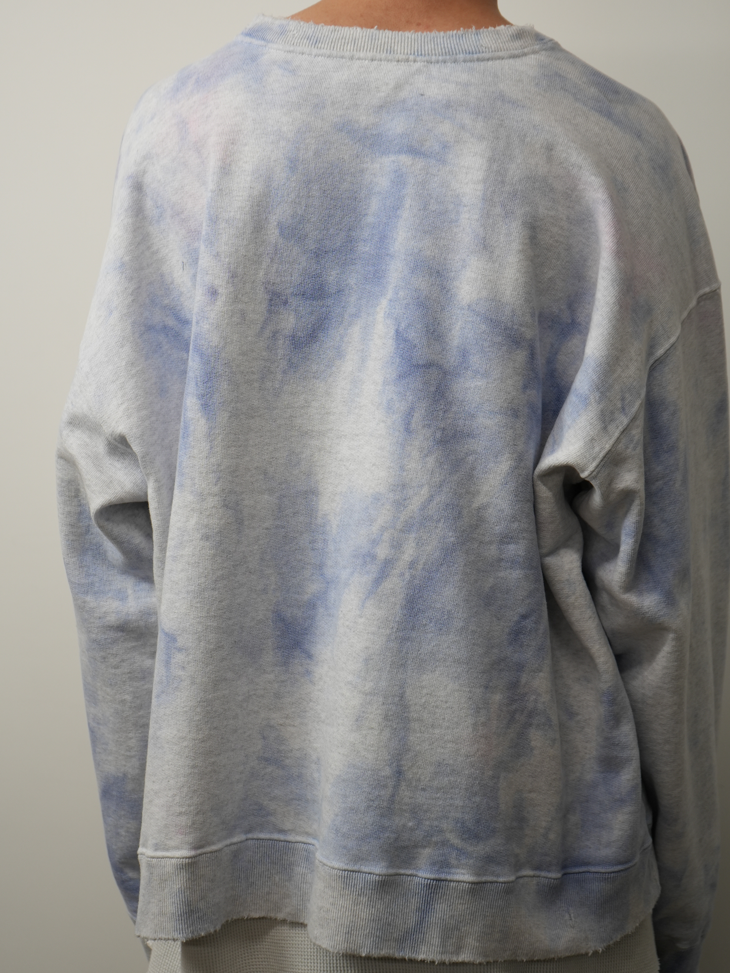 MARBLING SWEAT SHIRT(NAVY)