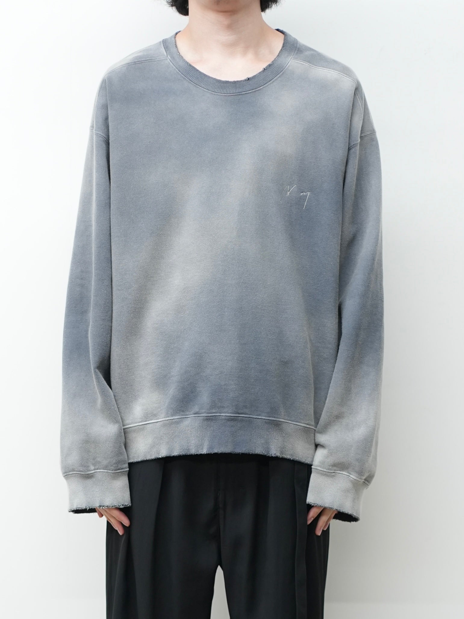 UNEVENNESS SWEAT SHIRT(GRAY)