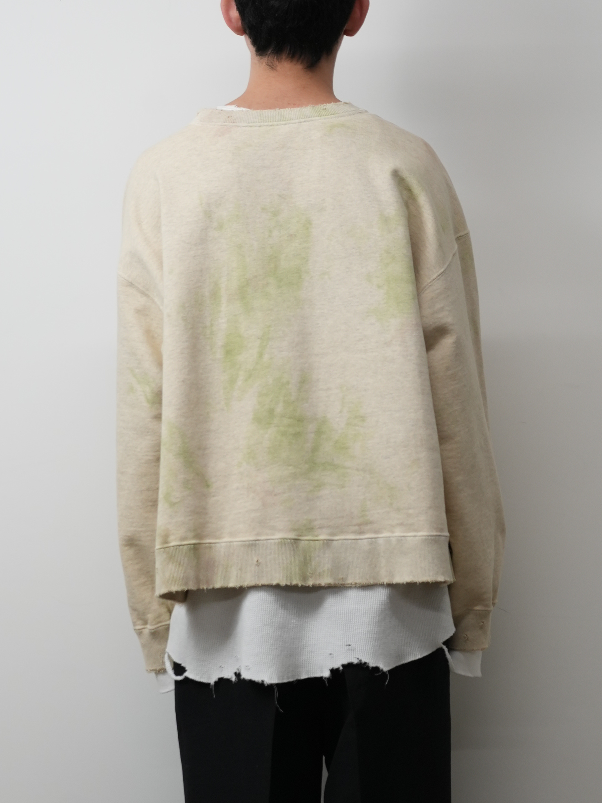 MARBLING SWEAT SHIRT(GREEN)