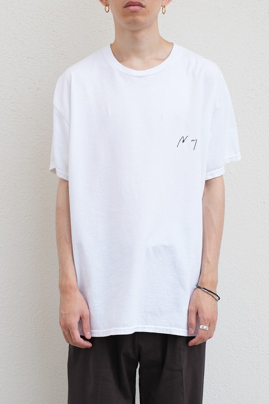 EMBROIDERY T-SHIRT(WHITE)