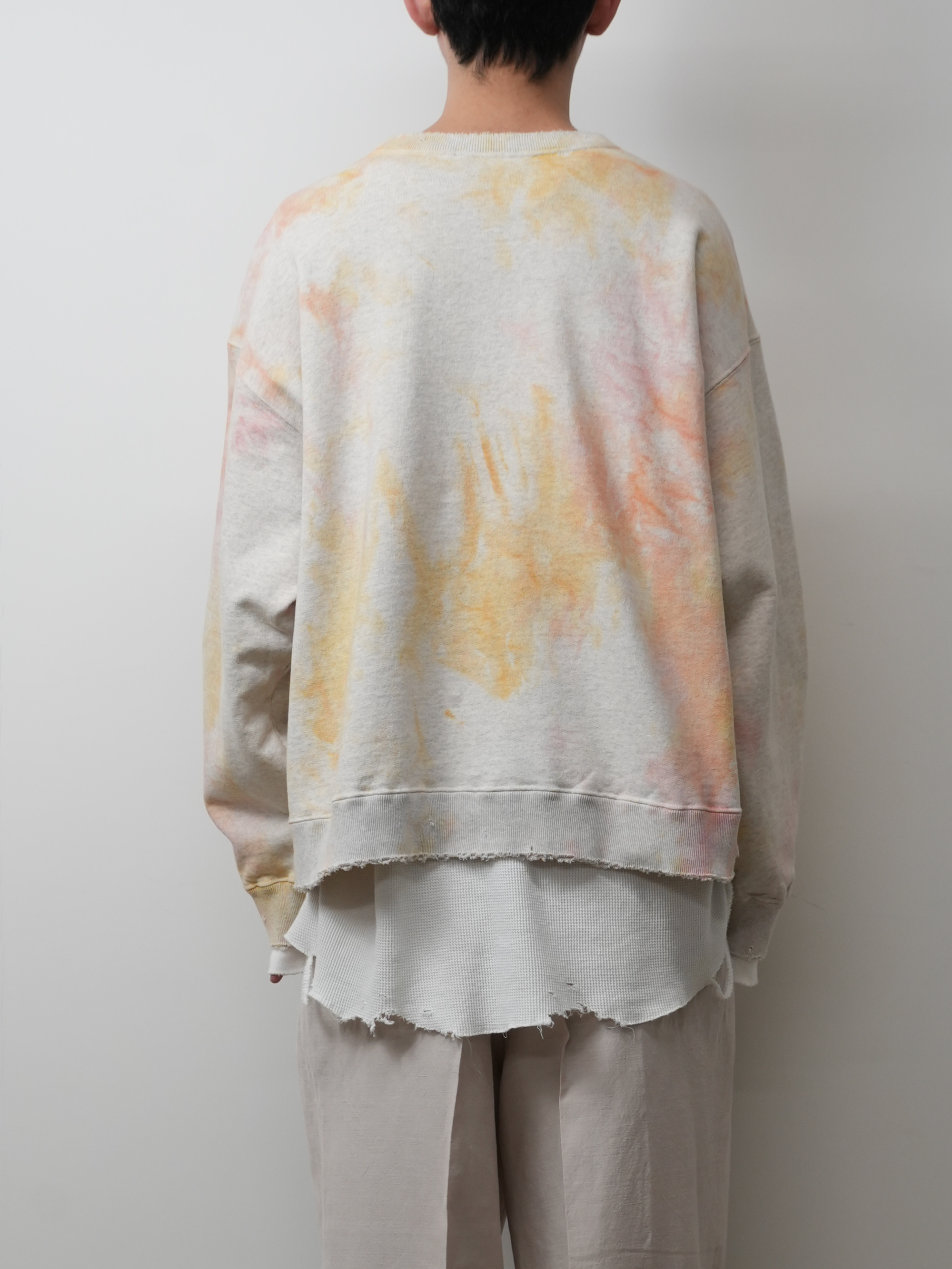 MARBLING SWEAT SHIRT(PINK)