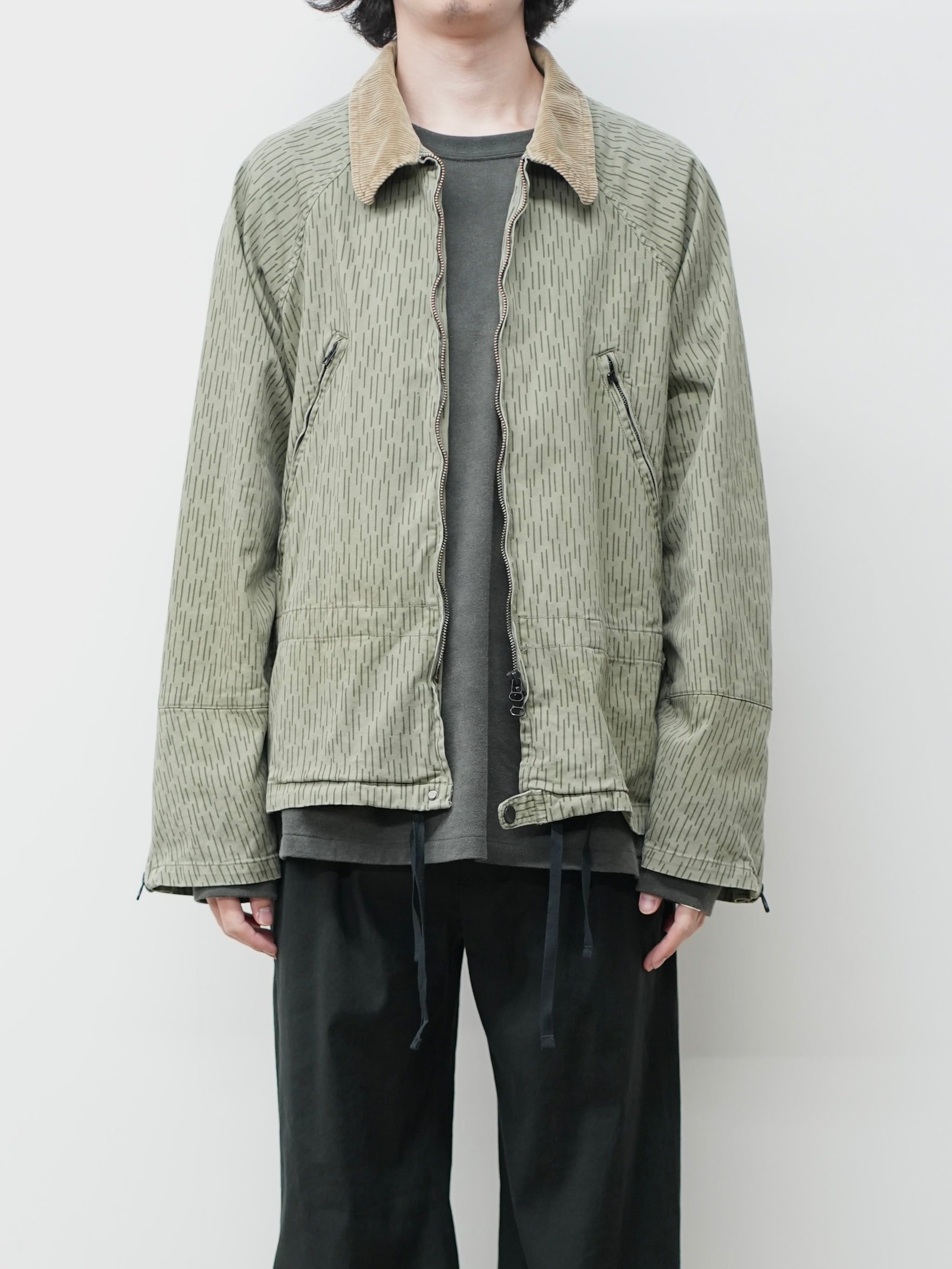 CAMO ZIPUP JACKET(RAIN DROP CAMO)