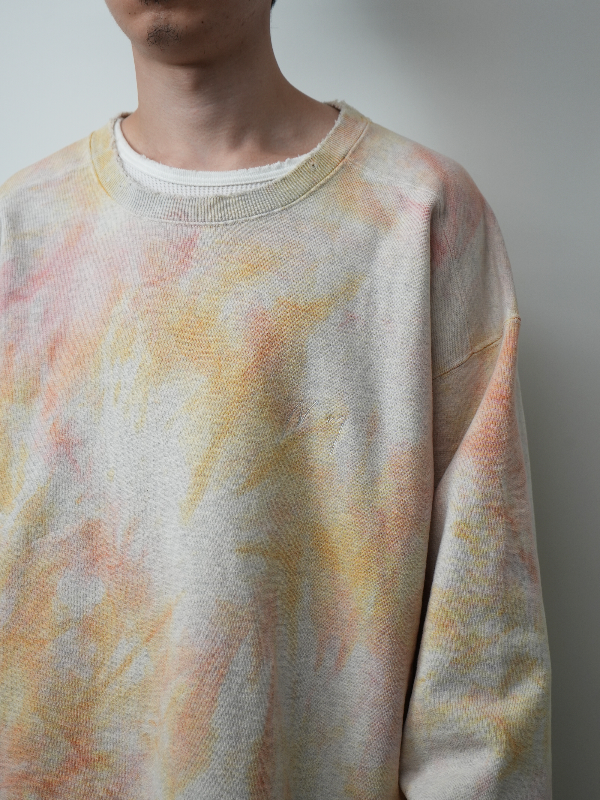 MARBLING SWEAT SHIRT(PINK)