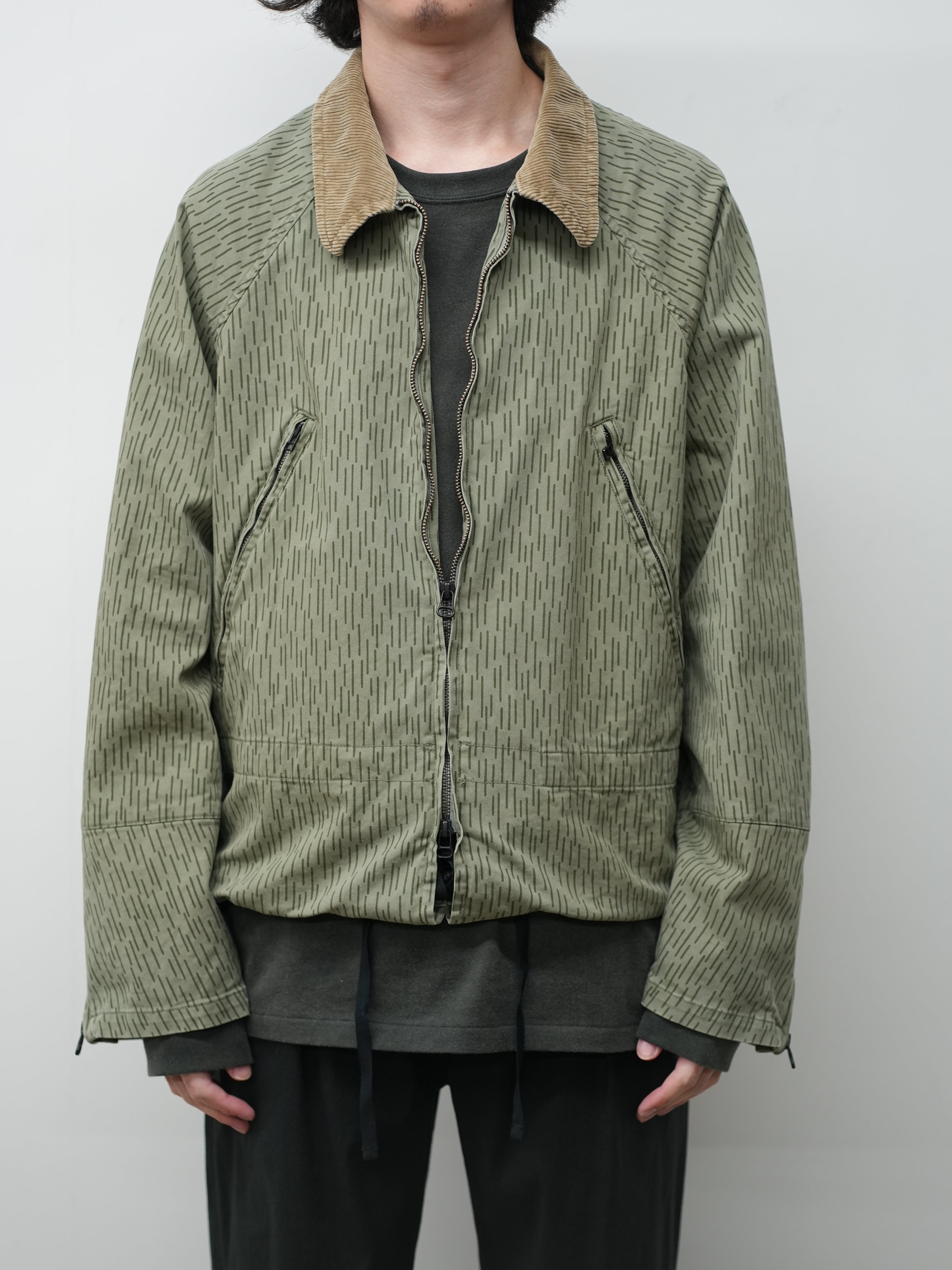 CAMO ZIPUP JACKET(RAIN DROP CAMO)