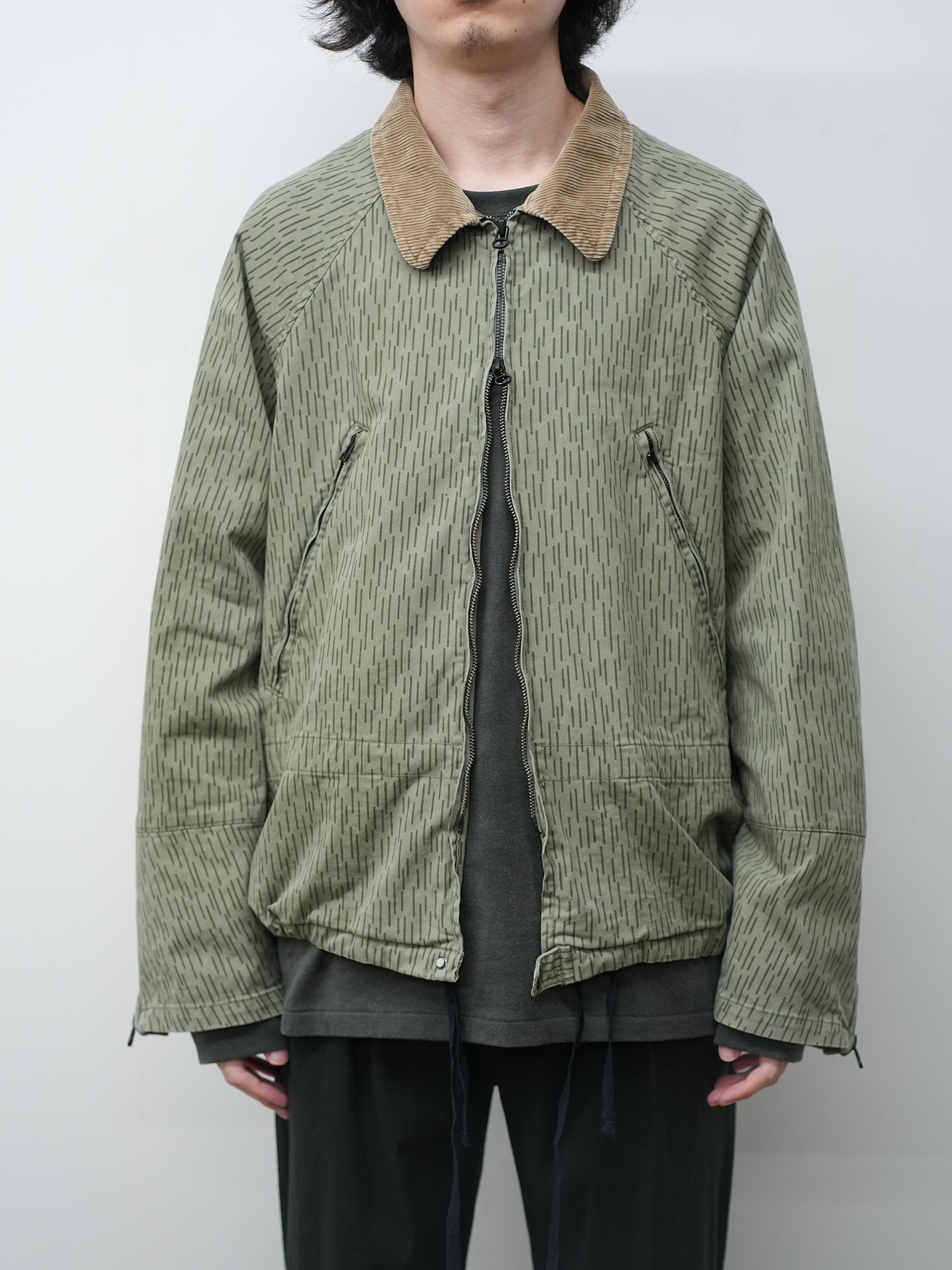 CAMO ZIPUP JACKET(RAIN DROP CAMO)