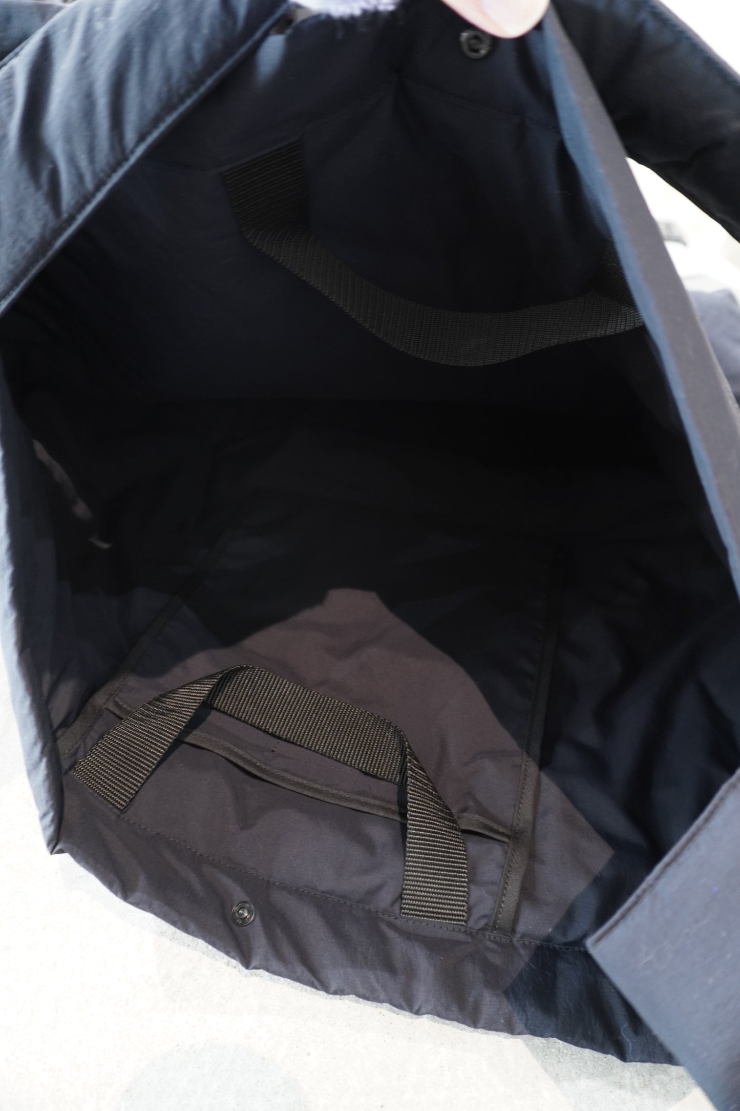 PUFF BIG SHOULDER BAG(BLACK)