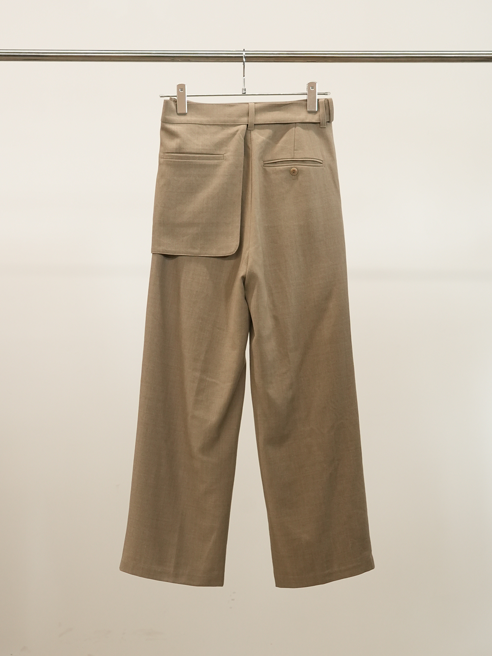 Waist Bag Belt Center Crease Slacks